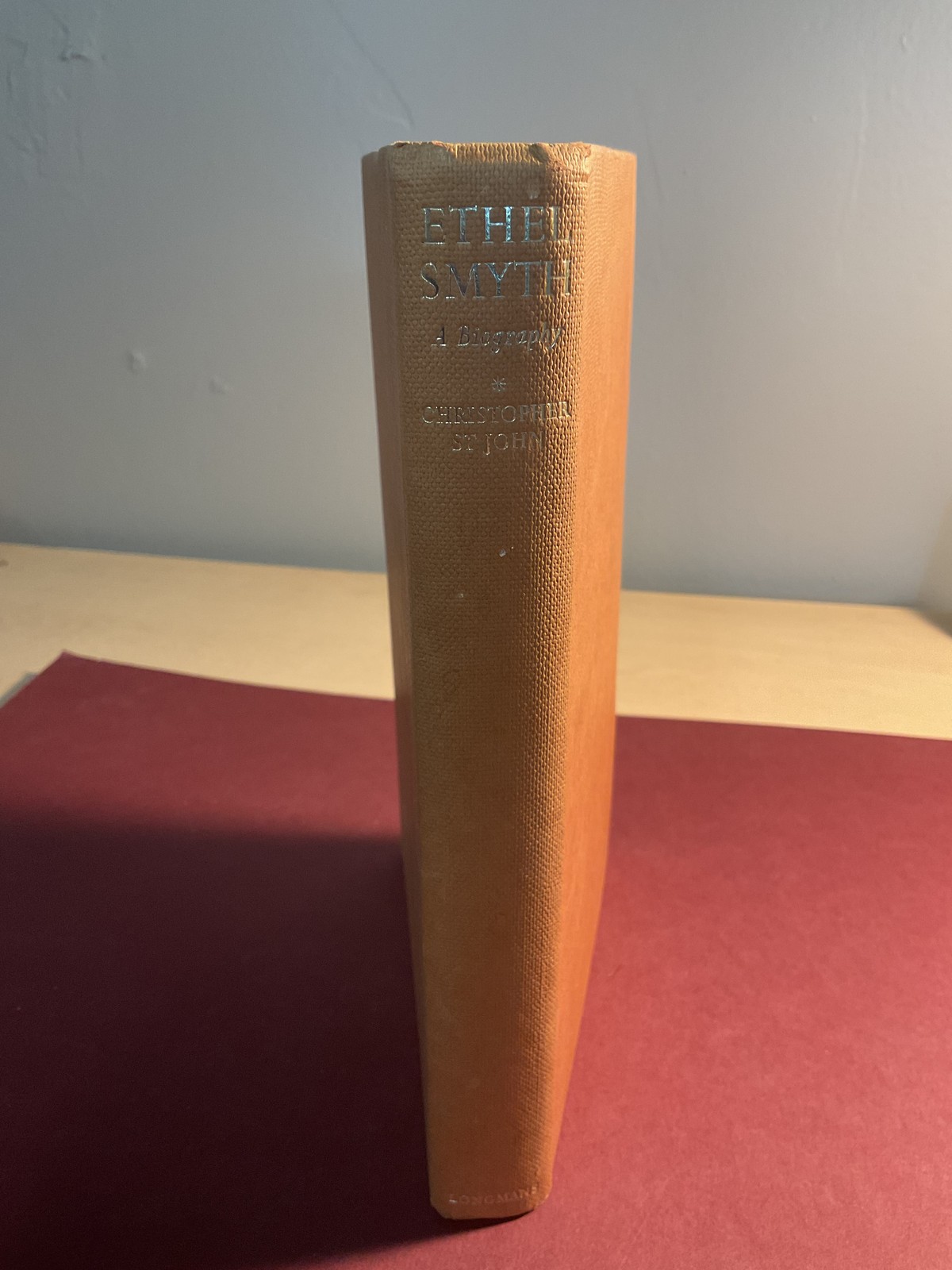 Ethel Smyth A Biography Christopher St John V. Sackville-West Kathleen Dale 1959
