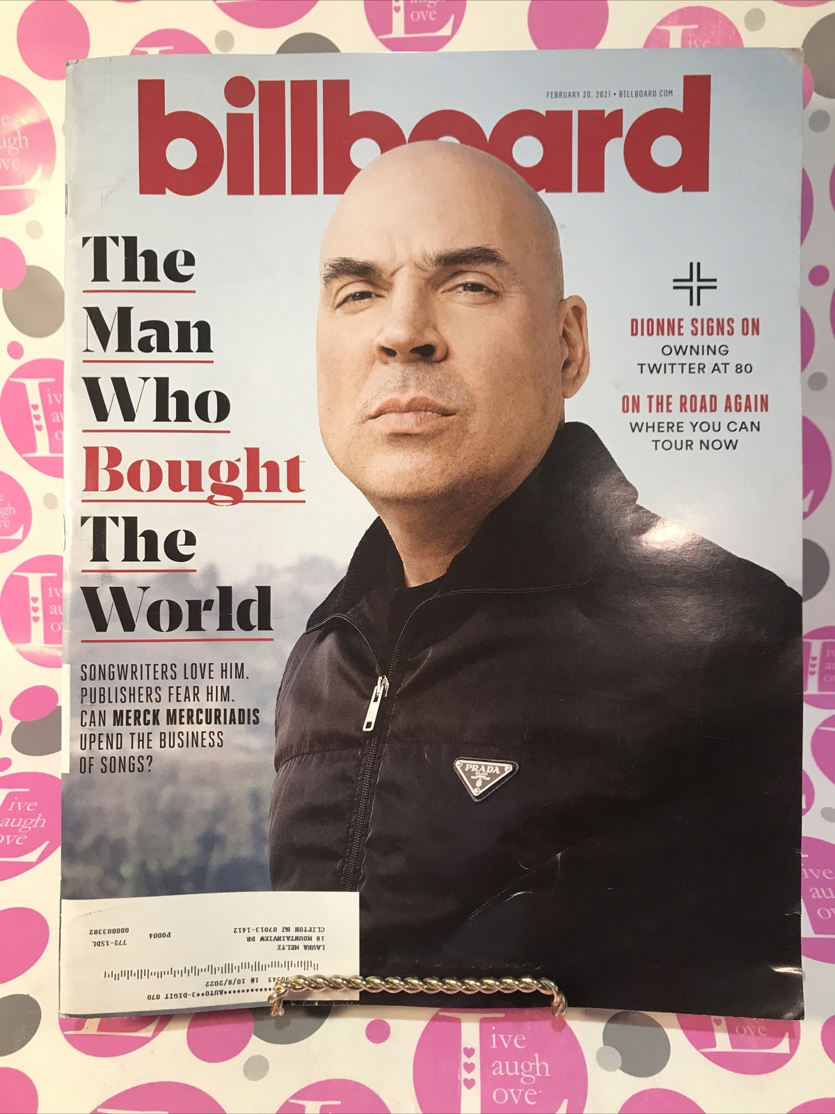 BILLBOARD MAGAZINE – FEBRUARY 20, 2021 – MERCH MERCURIADIS – BRAND NEW