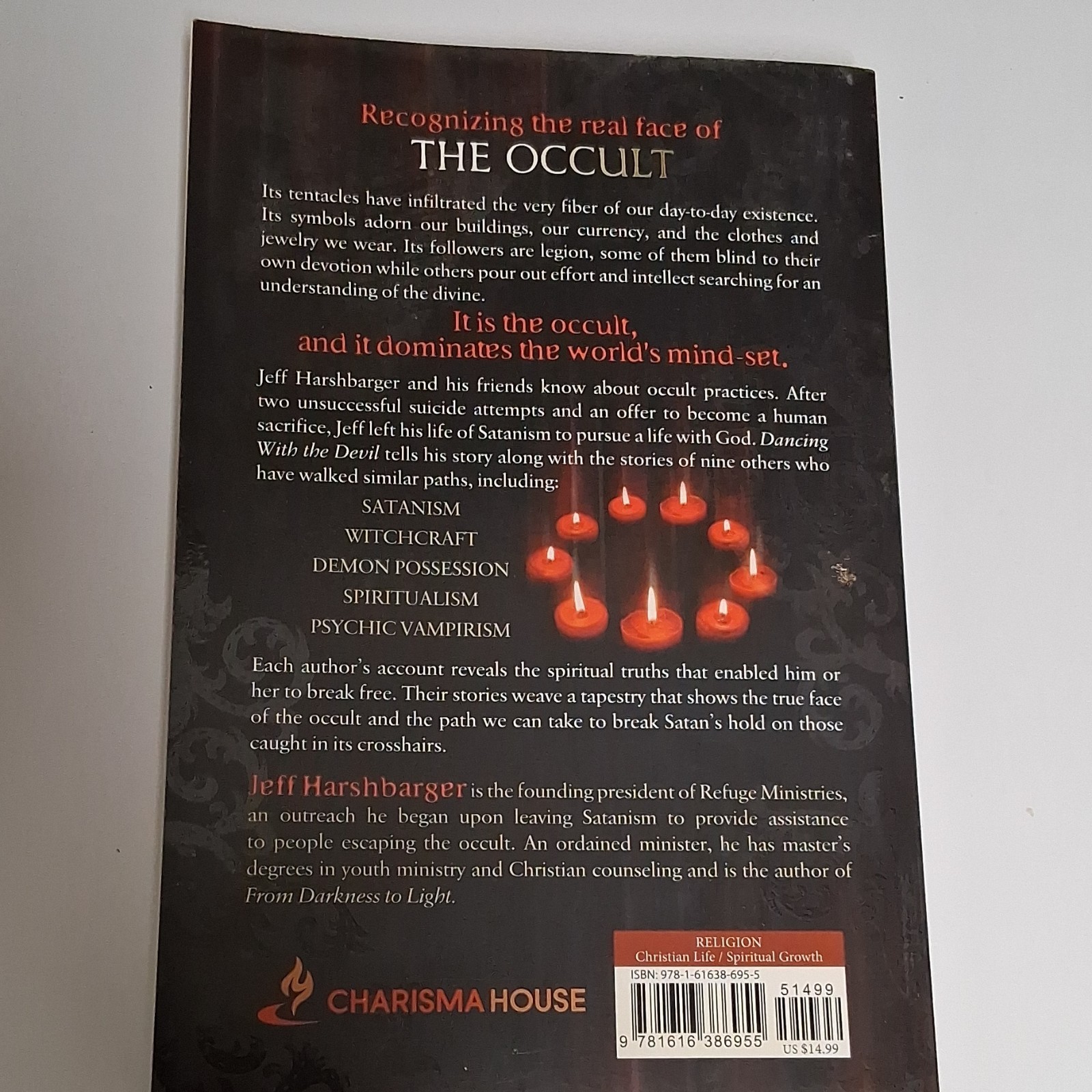 Dancing with the Devil Jeff Harshbarger Paperback Charisma House Occult