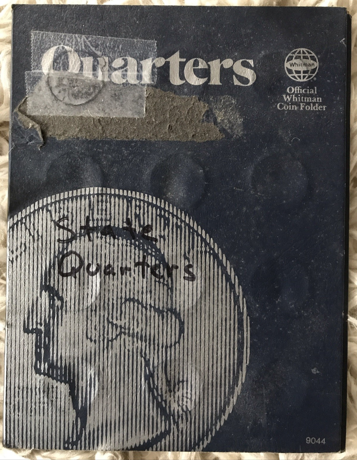 QUARTERS – Plain • No Dates Official Whitman Coin Folder No. 9044