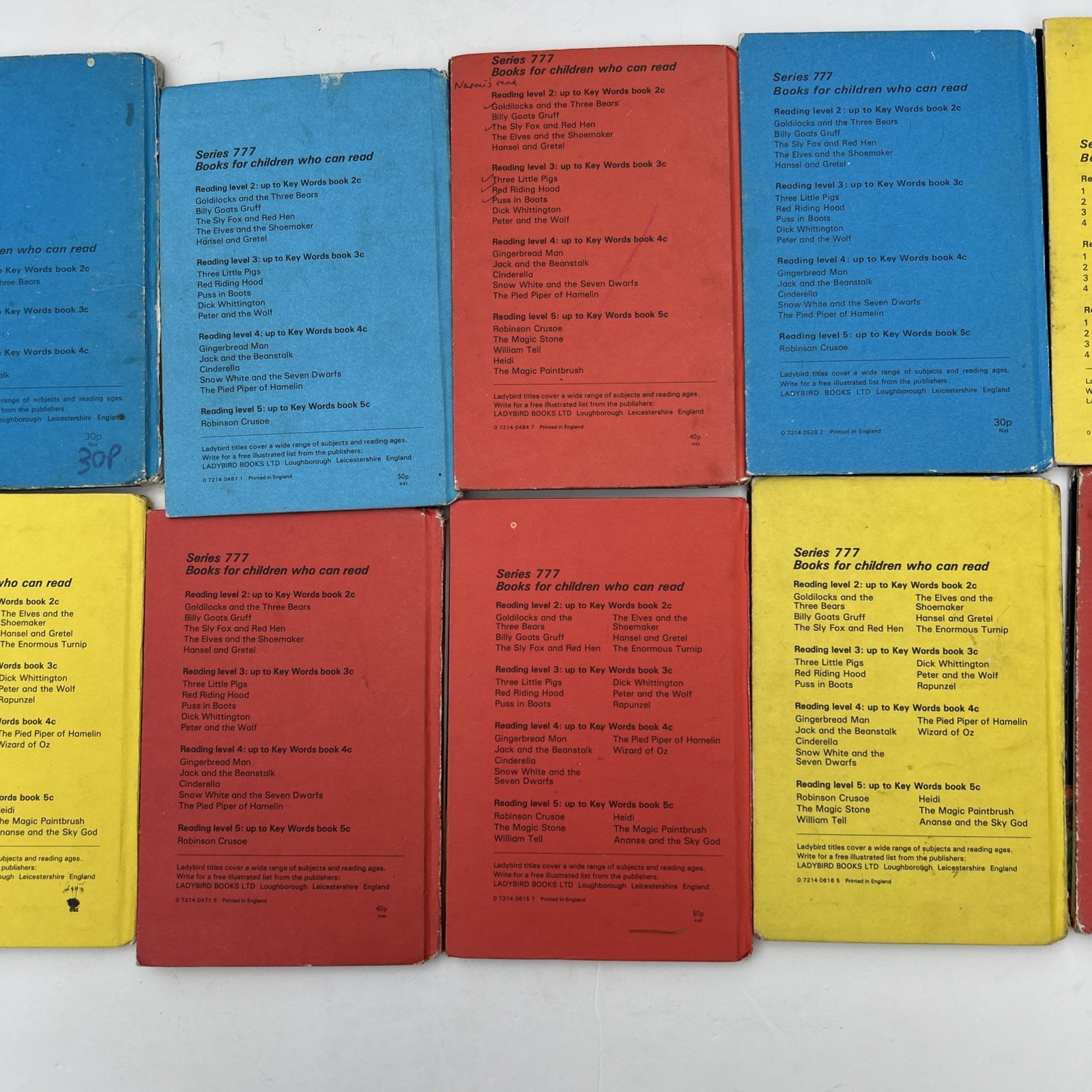Job Lot 10 Ladybird Read It Yourself Rare Children’s Books Hardback Collectable