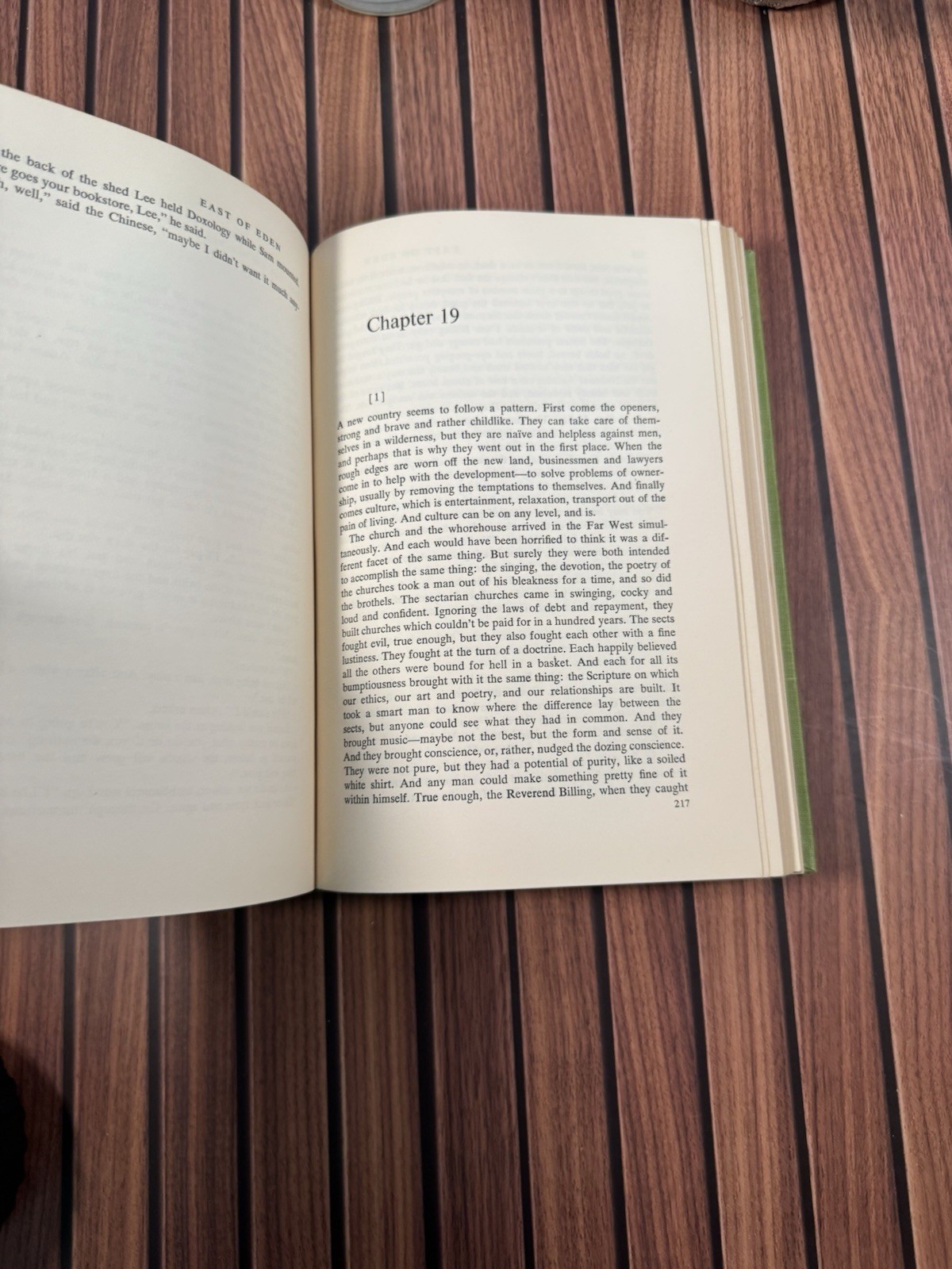 East of Eden Steinbeck 1952 First Trade Edition Viking Hardcover Bite Error