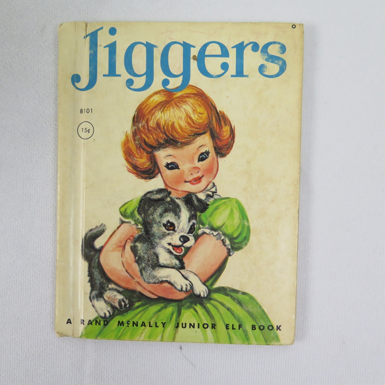 JIGGERS Child’s VTG Book Joy Muchmore Lacey Litte Dog Story Rand McNally 1963