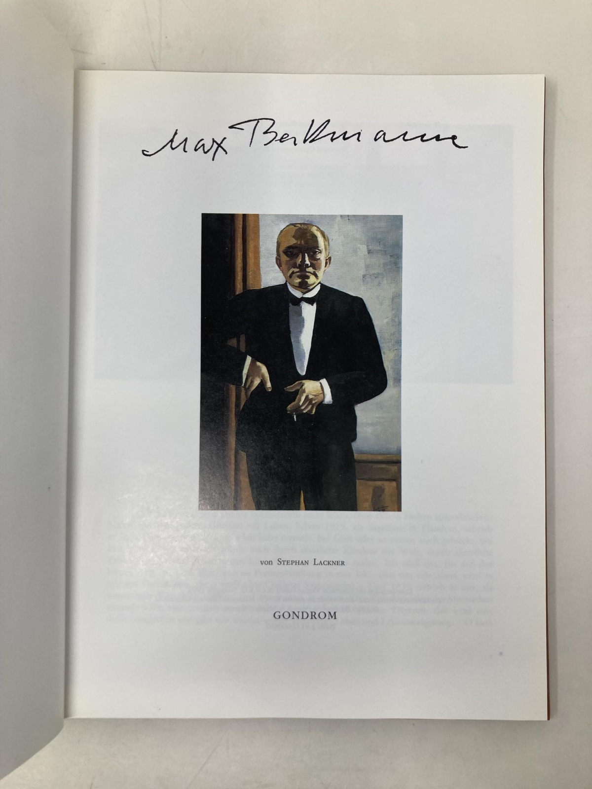 Max Beckmann by Stephan Lackner First 1st Edition LN HC 1992