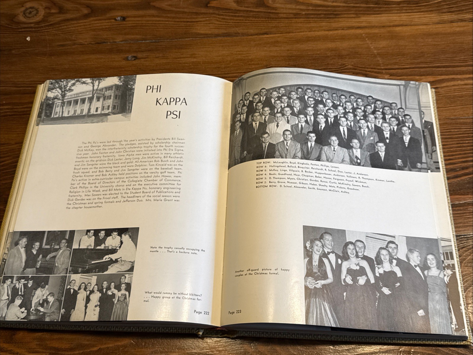 Vintage 1950 The Hawkeye Yearbook State University of Iowa 440 Pages