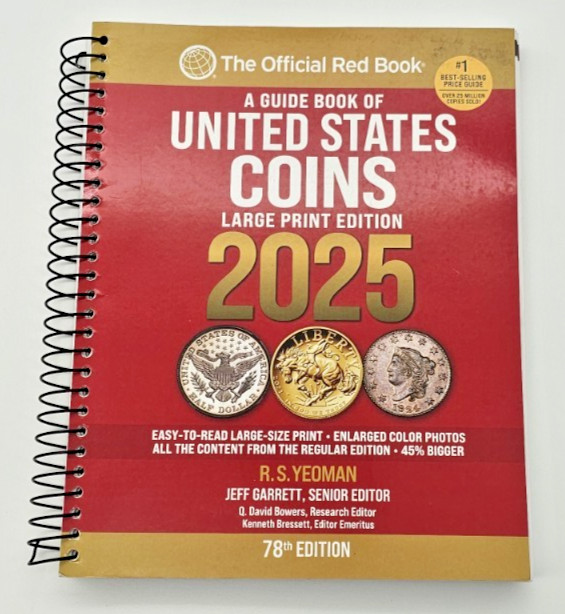 Official Red Book: A Guide Book of United States Coins 2025 Large Print Edition