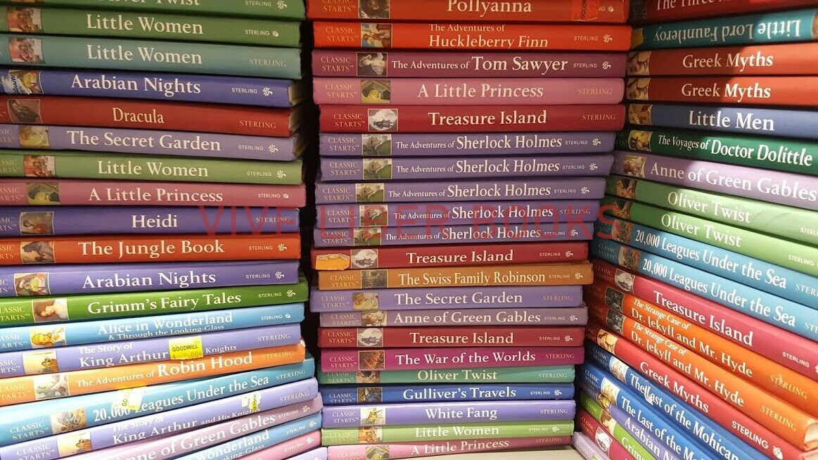 Lot of 10 Classic Starts Hardcover Books for Young Readers – Random/Mix