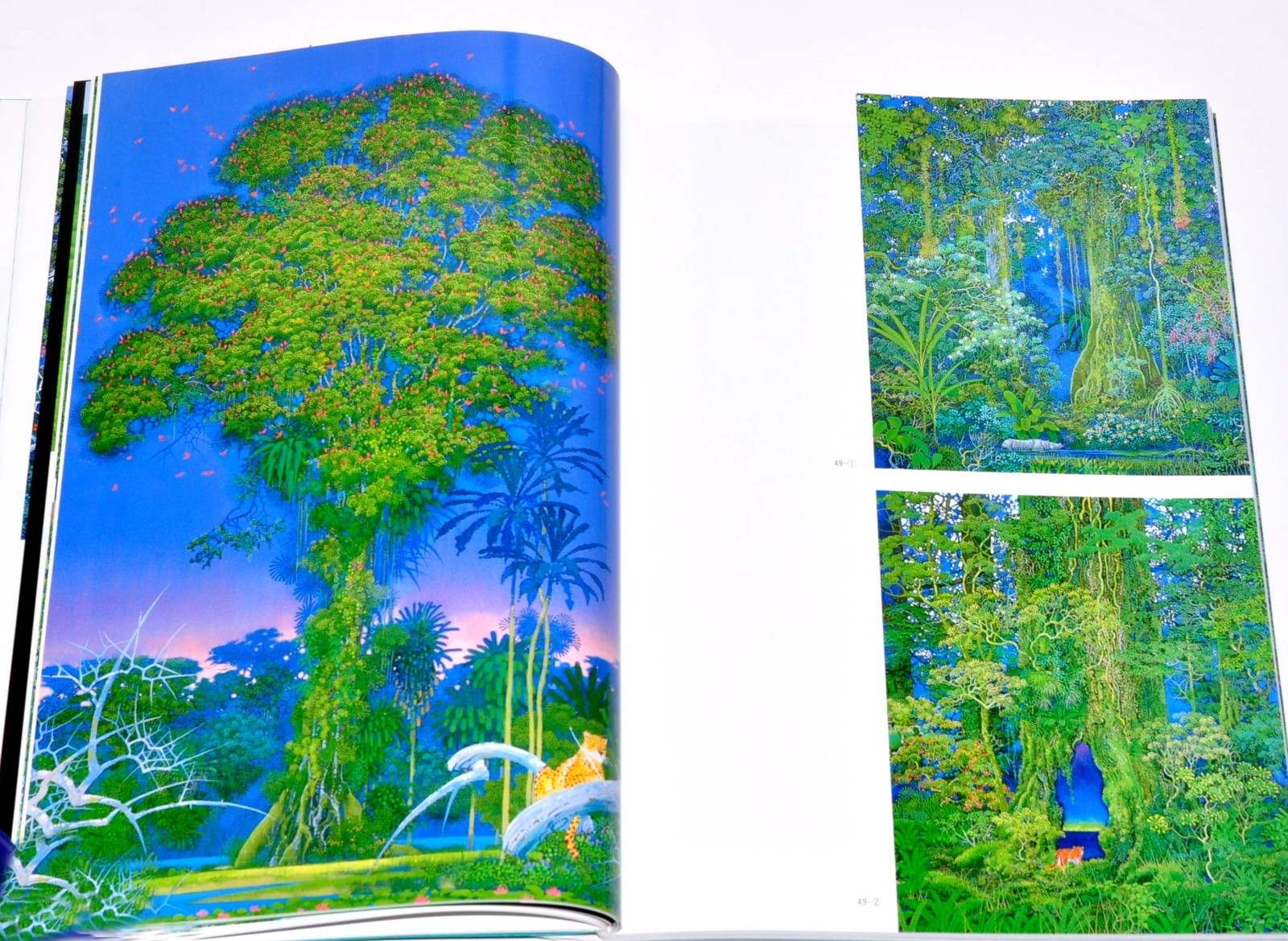 Art works Book of Emerald forest by Hiroo Isono EMERALD FOREST Art Illustration