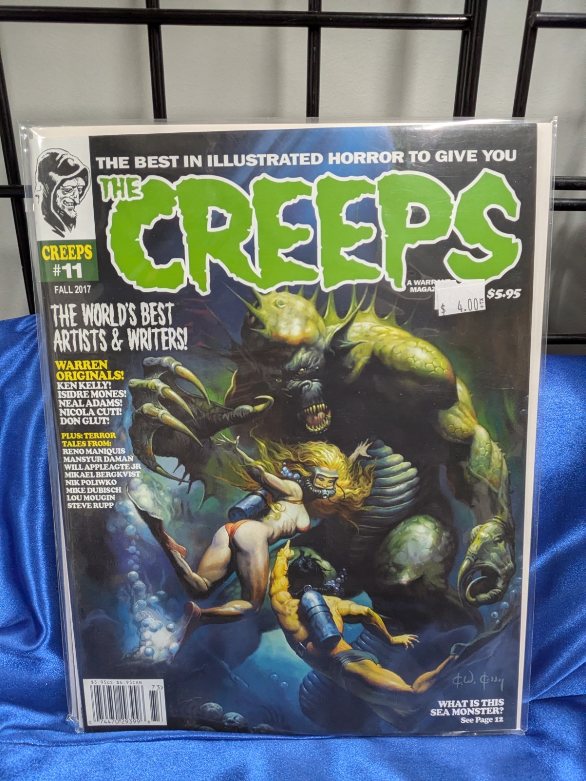 The Creeps #11, Fall 2017 (Ken Kelly, Horror Comics, Warren Inspired) We Combine