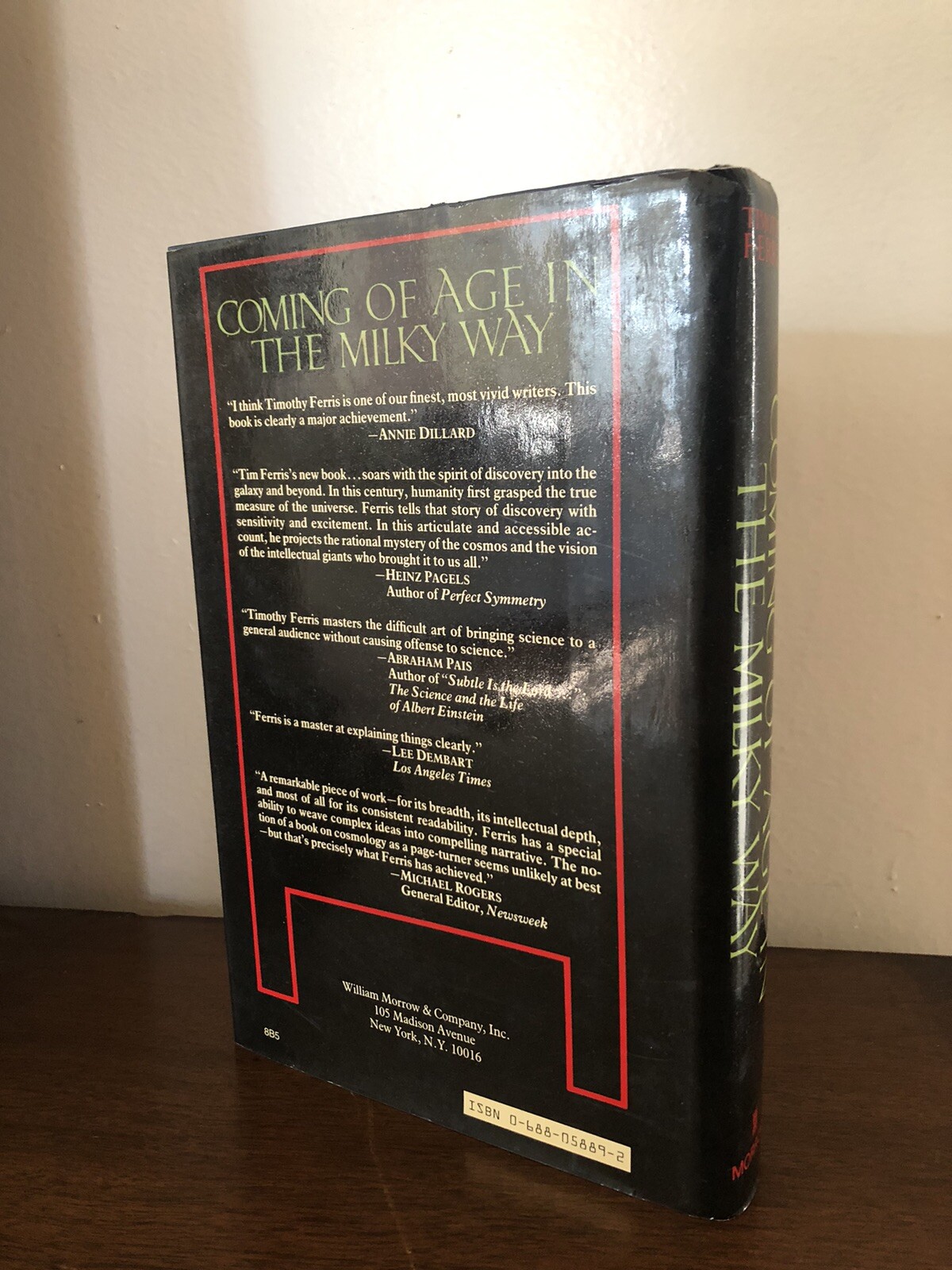 Coming of Age in the Milky Way (1988) Timothy Ferris 1st/1st
