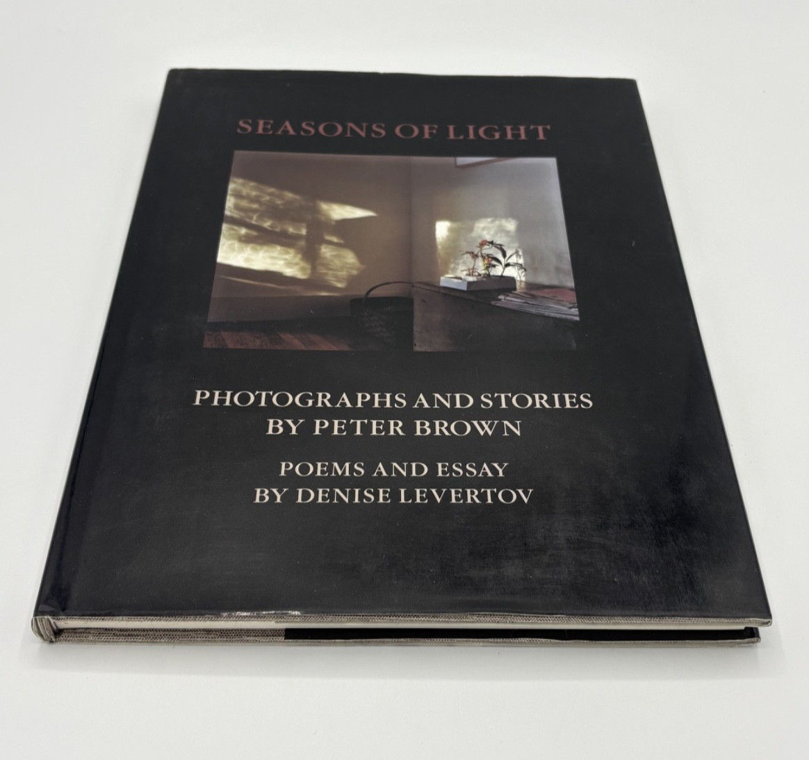 Seasons of Light by Peter Brown (1st Ed. 1988, HC) Poems and Essays-D Levertov