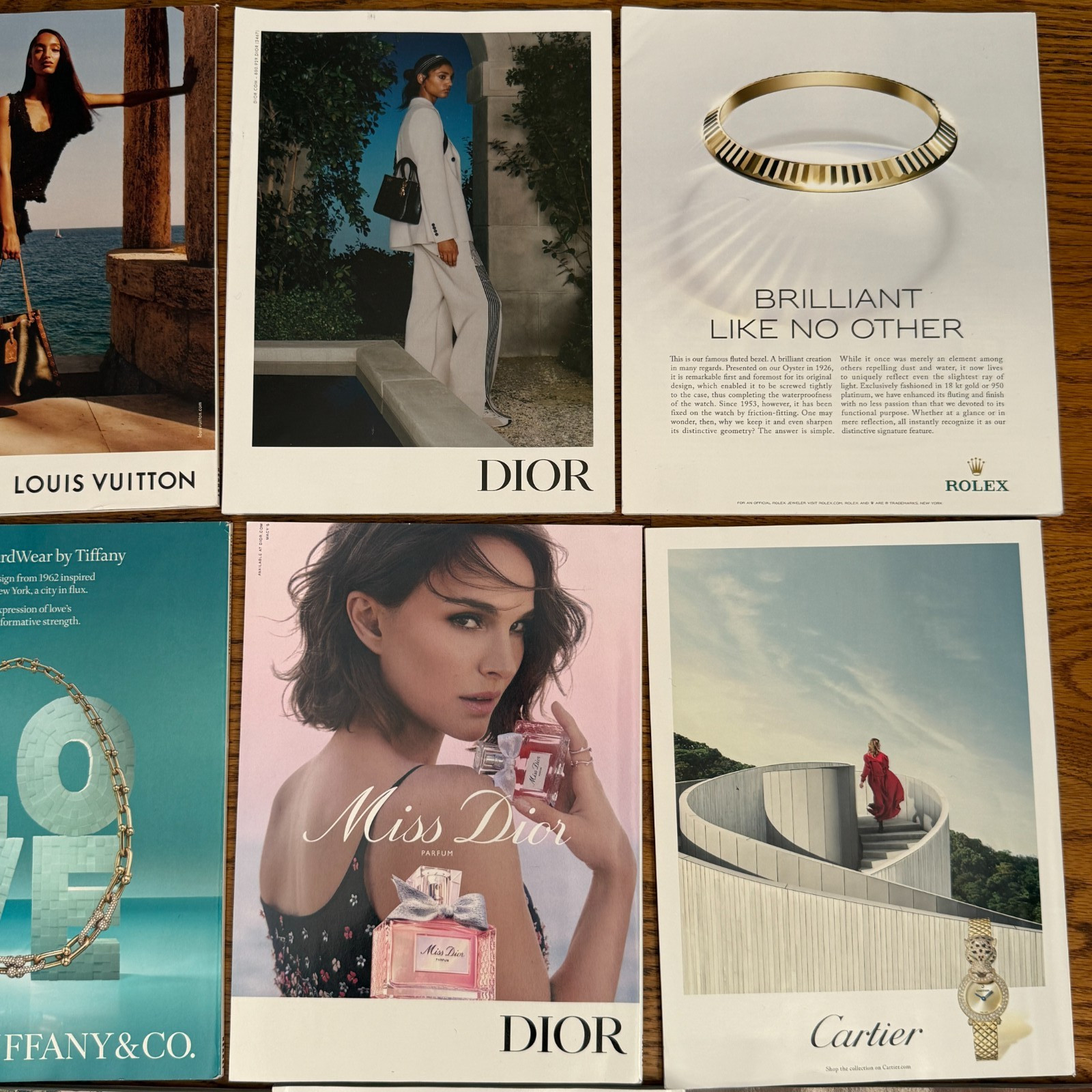 LOT OF 9 ELLE MAGAZINE 2025 COMPLETE YEAR FASHION STYLE CELEBRITY
