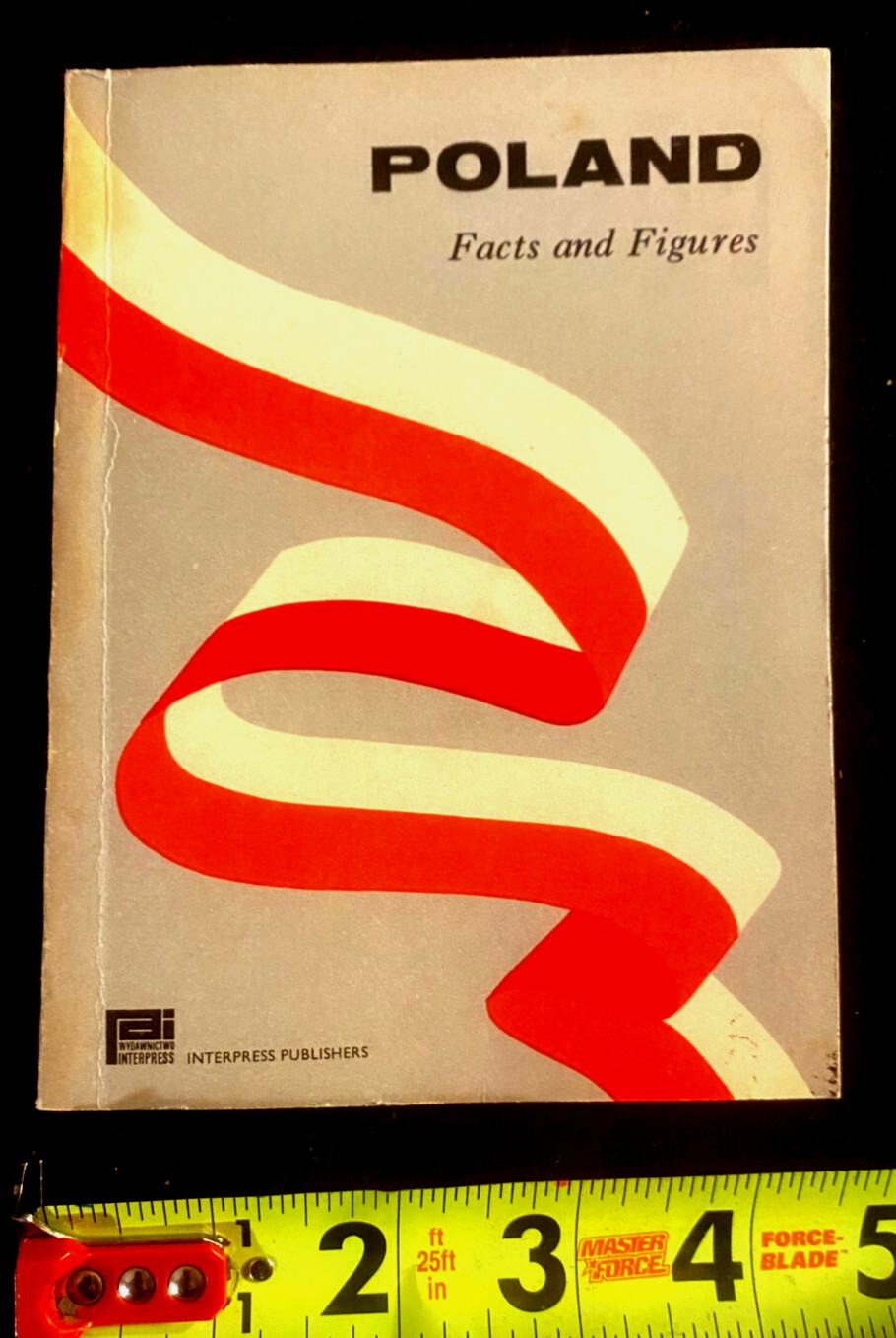 1971 Poland Facts and Figures published by Interpress Publishers, Warsaw, Poland
