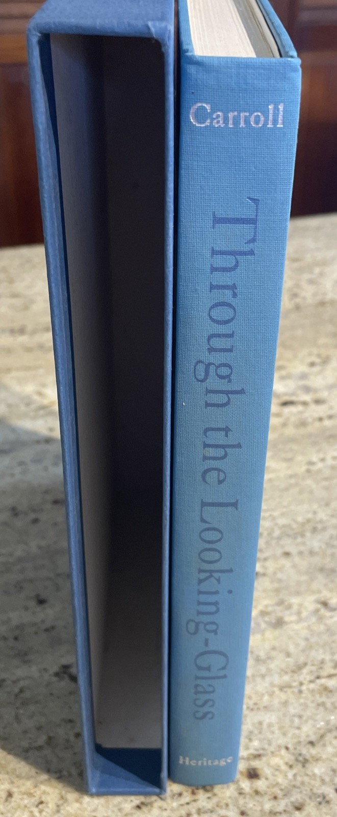 Heritage Press “Through the Looking Glass” Lewis Carroll (1969, HC, Slipcase)