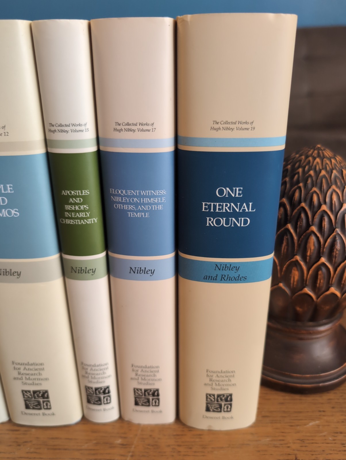 Lot of 12 Vols The Collected Works of Hugh Nibley Vols 1-4, 7-10, 12, 15, 17, 19