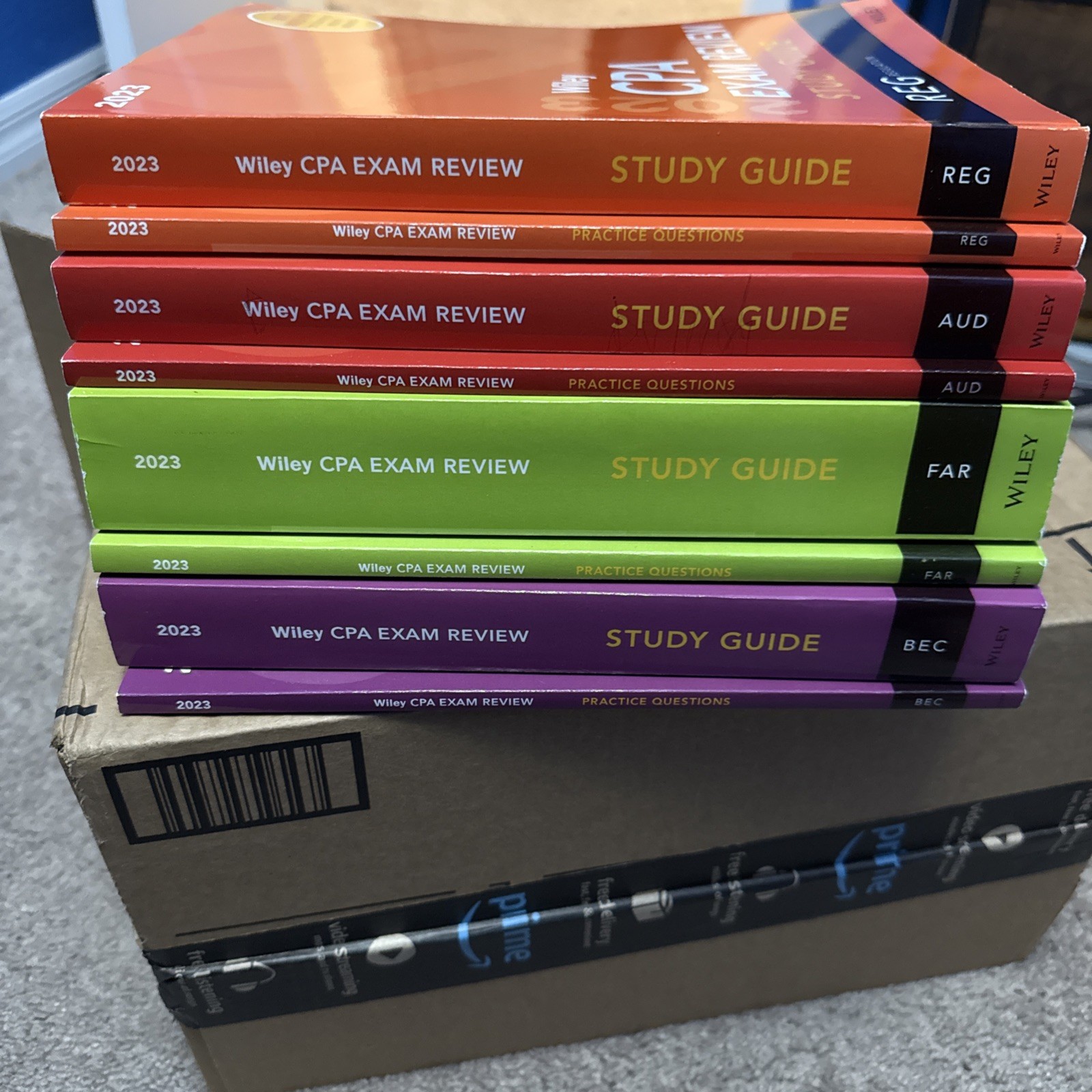 Wiley’s CPA 2023 Study Guide + Question Pack: Complete Set-NEW