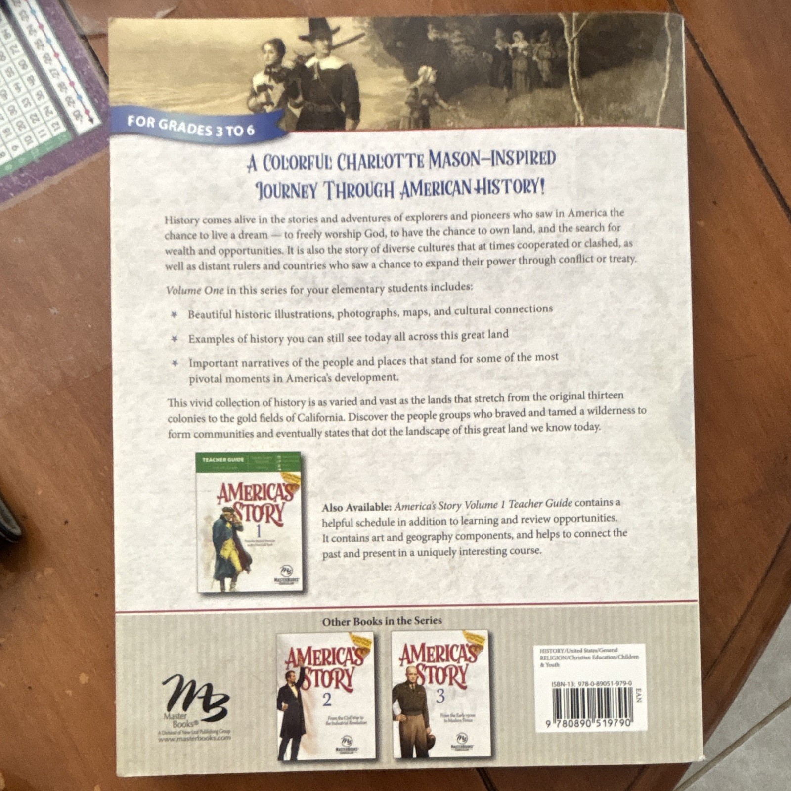 Master Books America’s Story 1 Paperback by Angela O’Dell Illustrated