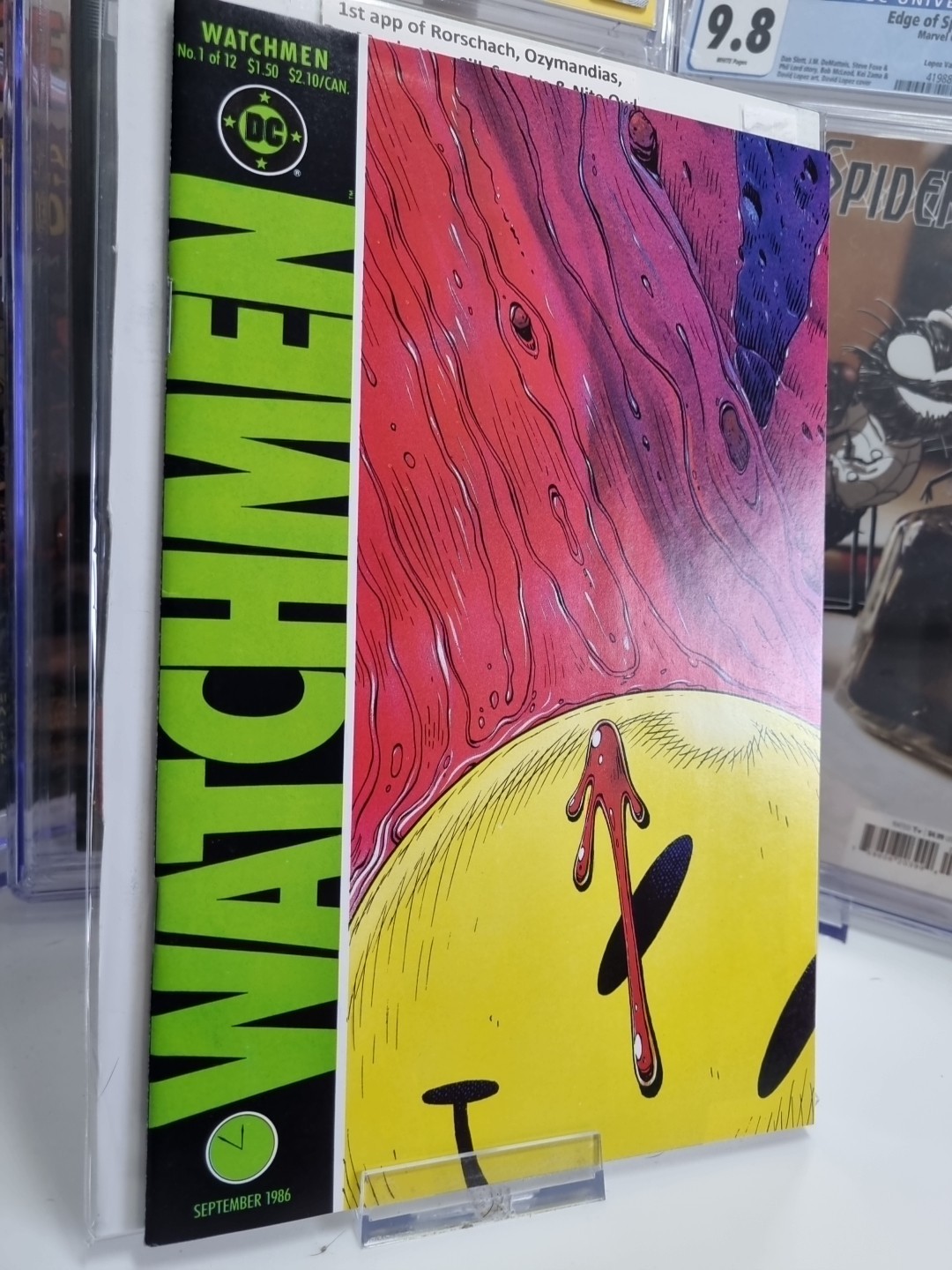 Watchmen #1 (1986) DC KEY Issue – First Printing Cover NM. Rare NM