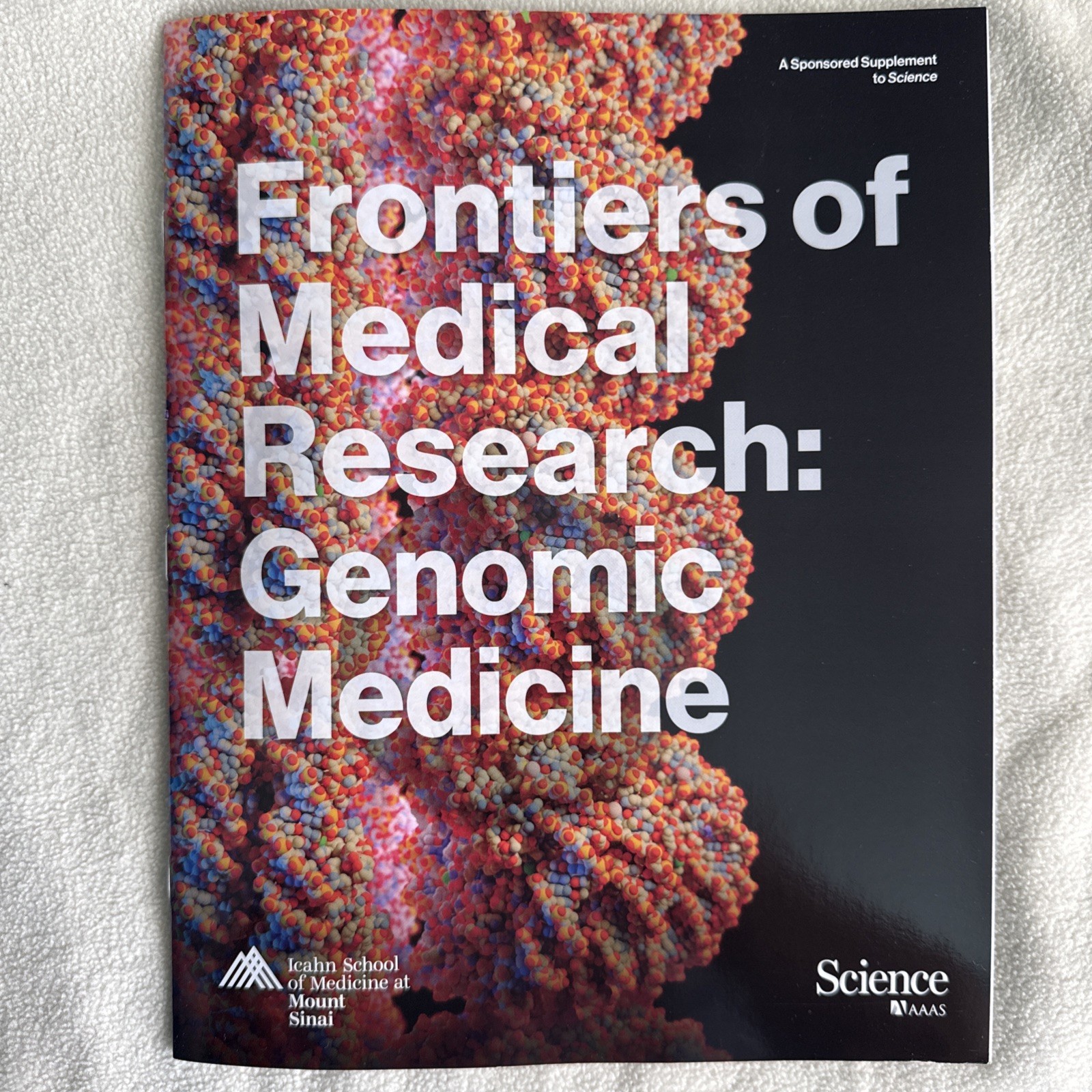 AAAS Science Magazine Frontiers of Medical Research Genomic 18 Jun 26 Supplement
