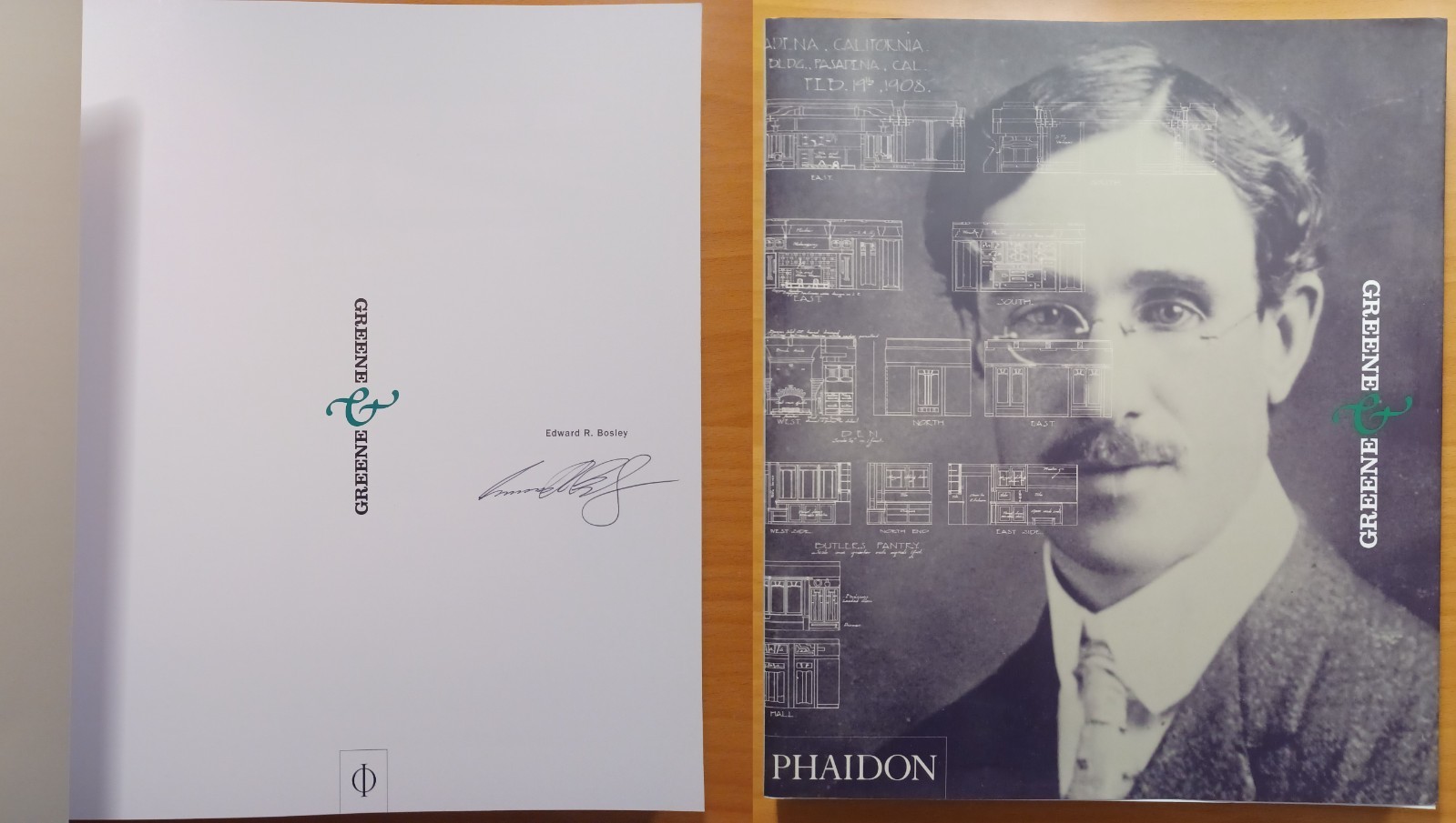 Greene & Greene / SIGNED / Edward R Bosley / NOT Personalized! / Architecture PB