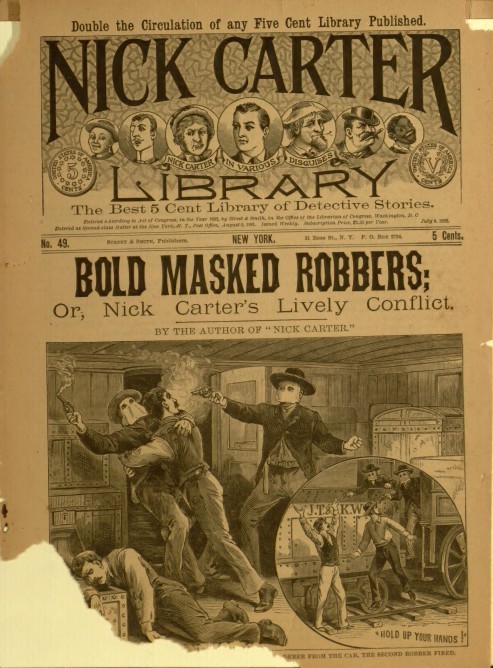 NICK CARTER DETECTIVE LIBRARY 97 Select Issues In PDF Format On USB Flash Drive