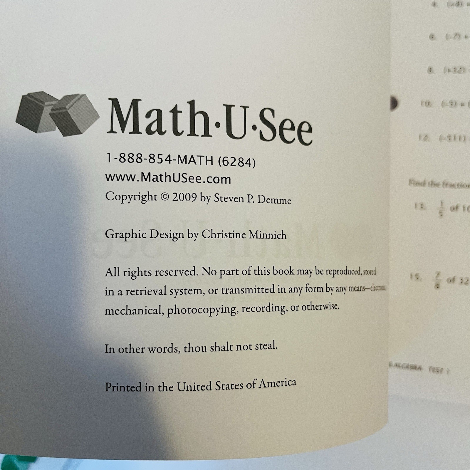Math U See PreAlgebra 2009 Hardcover Instruction Manual Tests DVD Case Lot Set