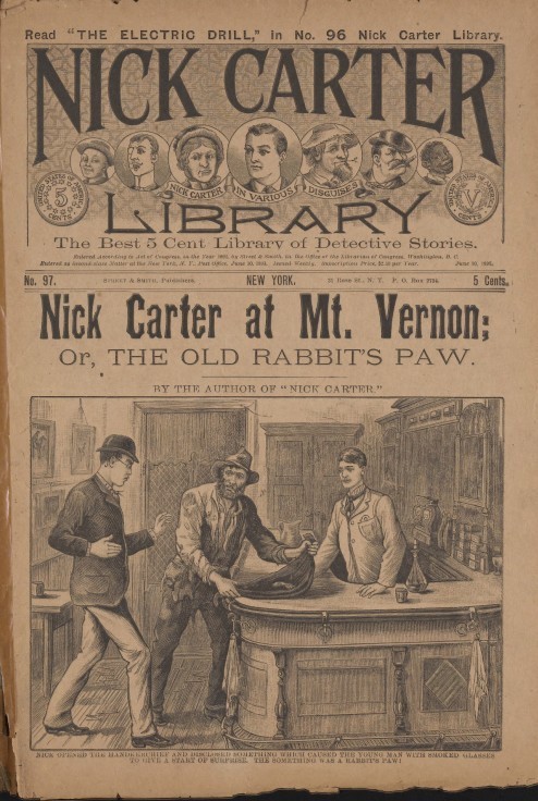 NICK CARTER DETECTIVE LIBRARY 97 Select Issues In PDF Format On USB Flash Drive