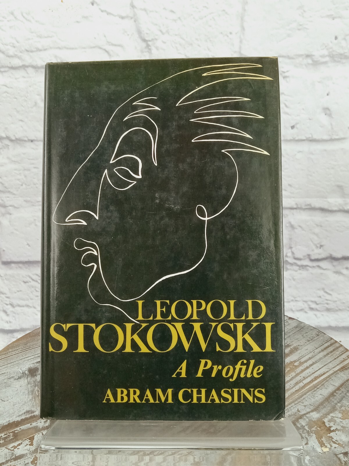 Leopold Stokowski A Profile by Abram Chasins 1st Edition 1979 HCDJ