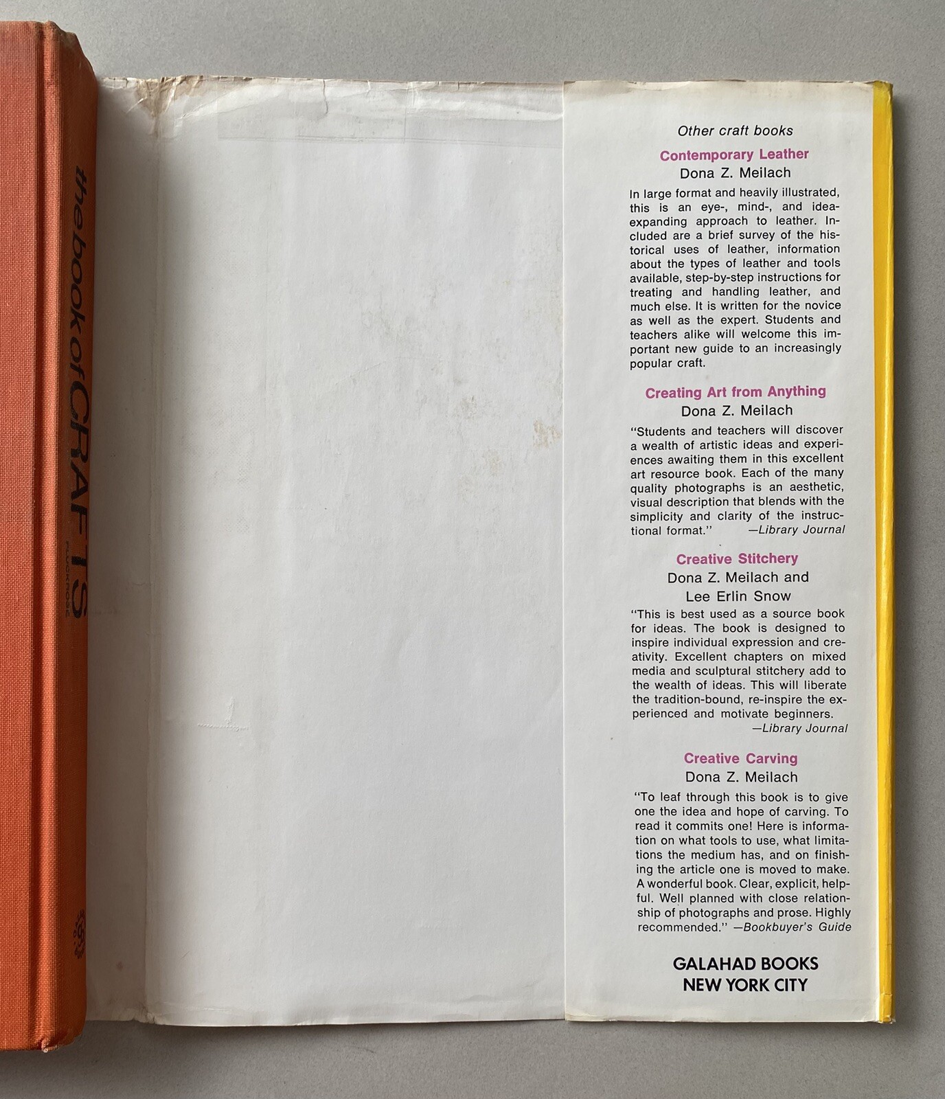The Book of Crafts – Edited by Henry Pluckrose (1971 First Edition HCDJ)