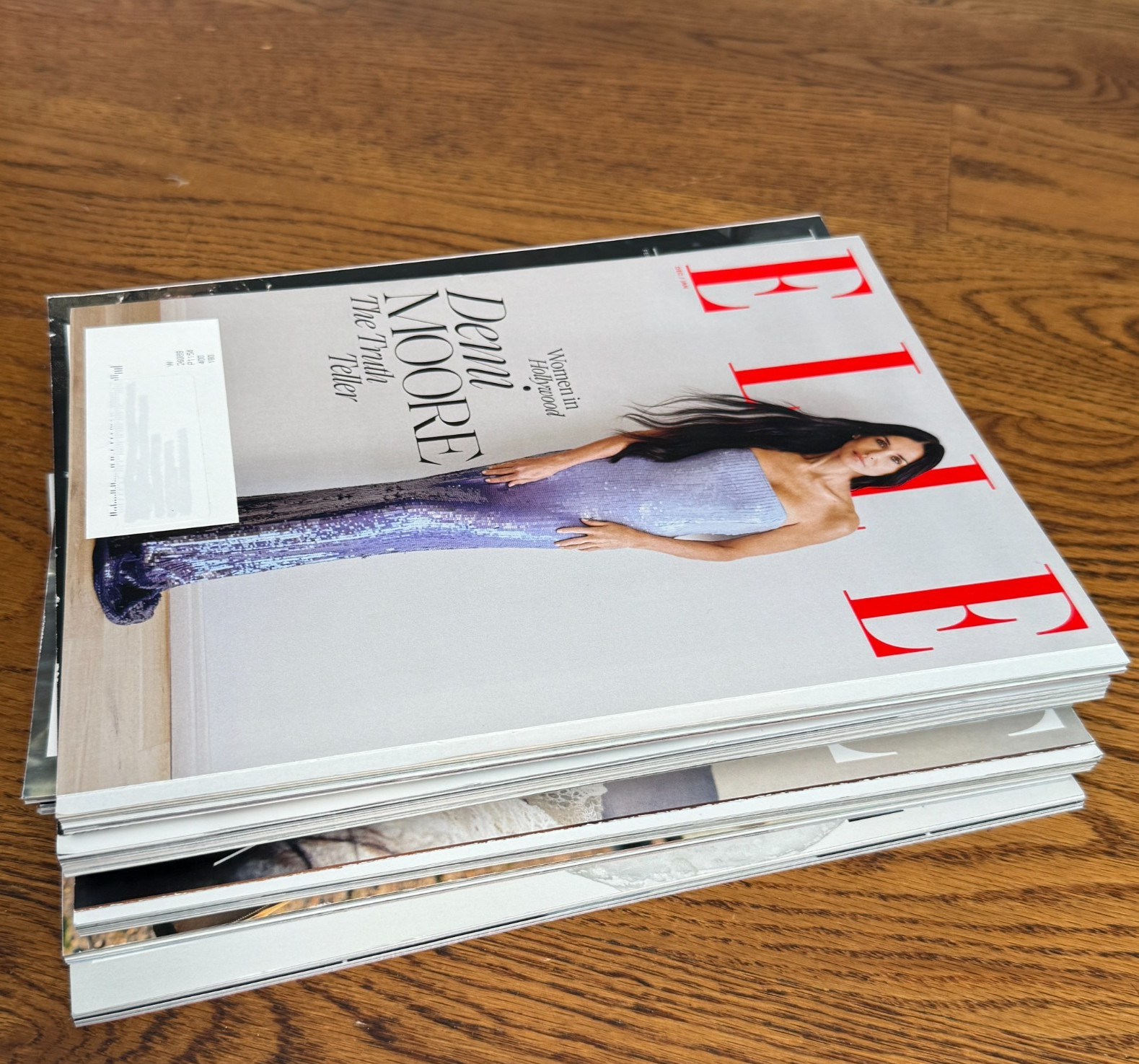 LOT OF 9 ELLE MAGAZINE 2025 COMPLETE YEAR FASHION STYLE CELEBRITY