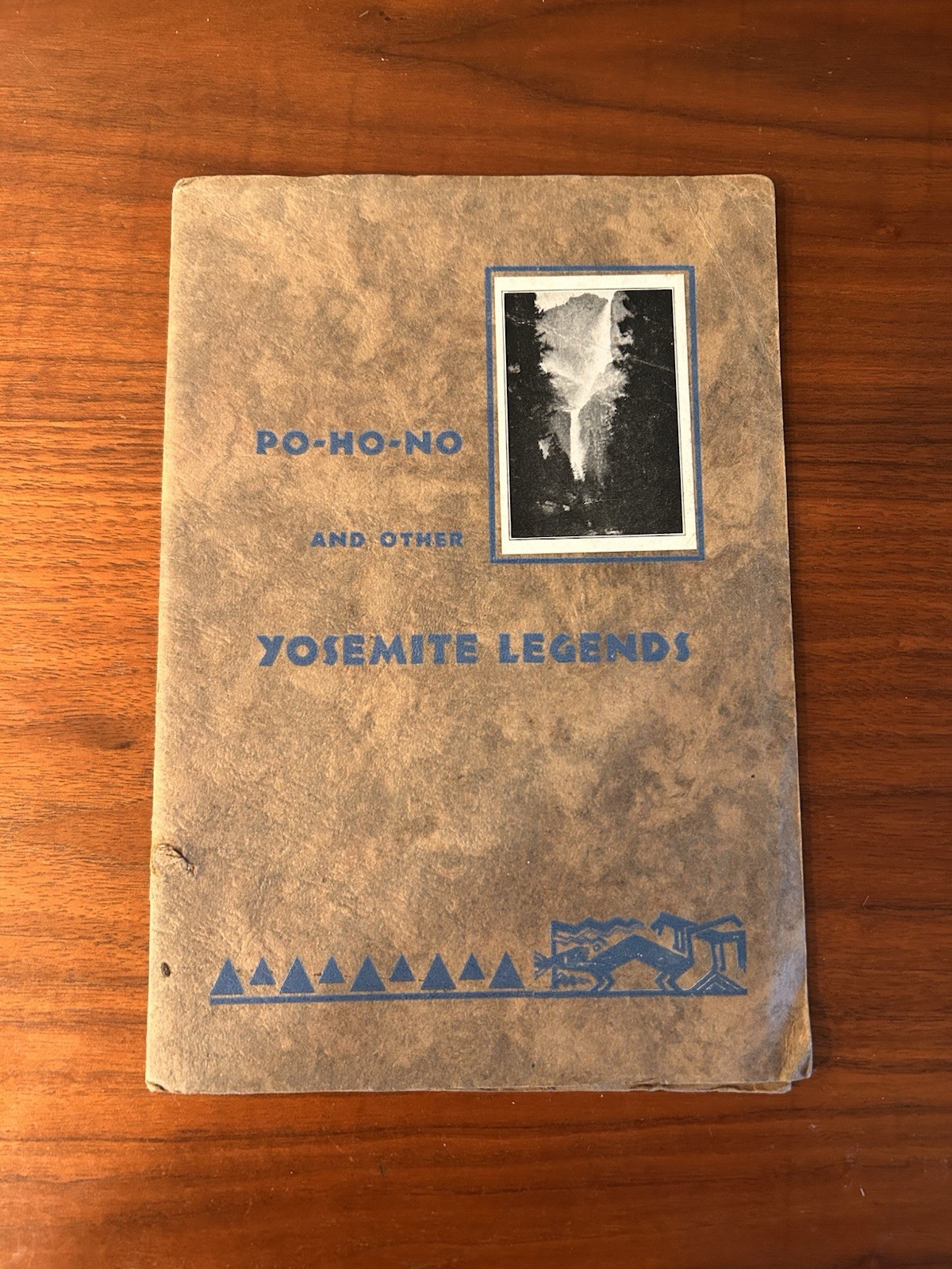 1927 Po-ho-no & Other Yosemite Legends Elinor Shane Smith Indians Myths Booklet