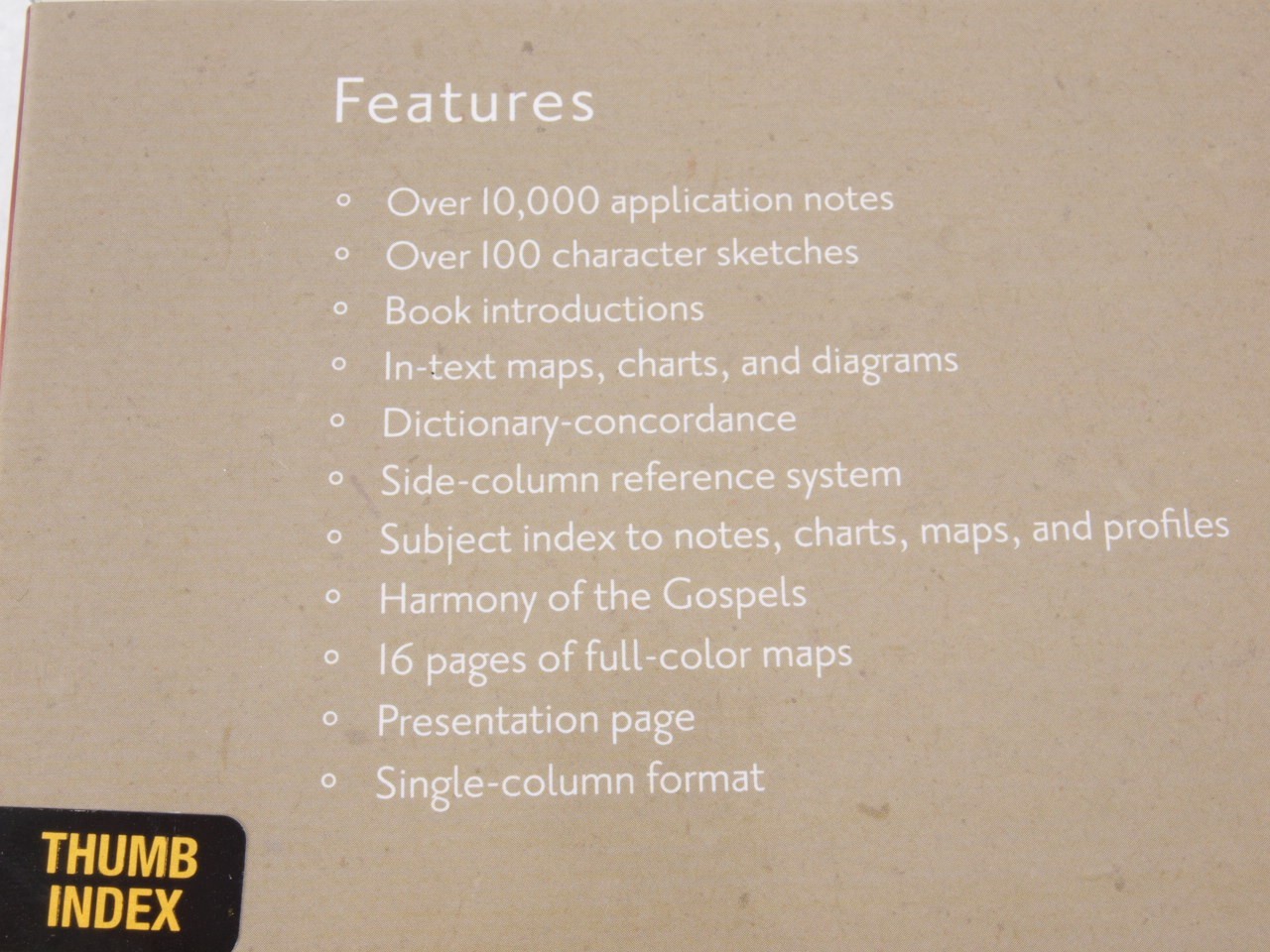 Zondervan NIV Life Application Study Bible Indexed Black Leather 1984 2011 USA