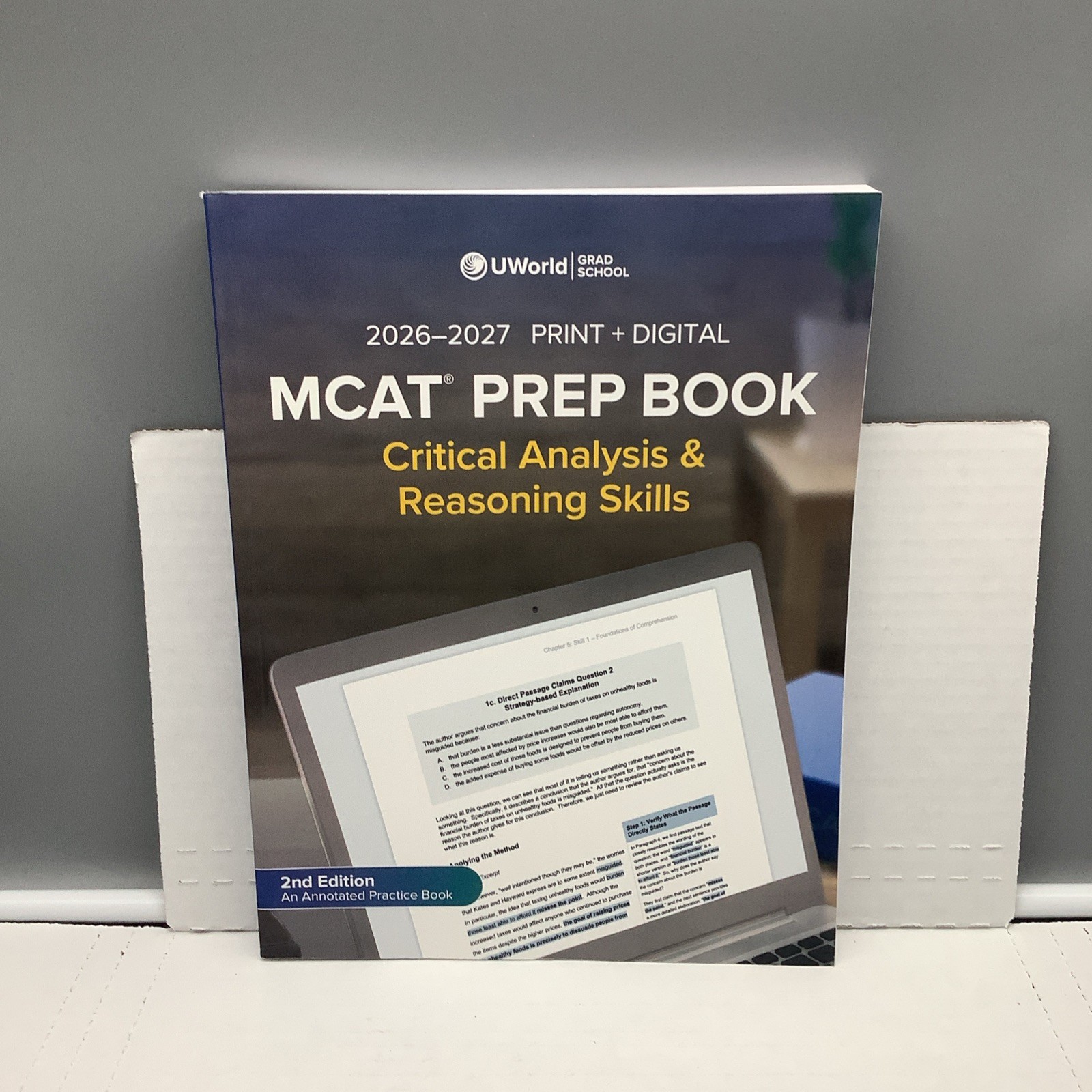 UWorld (GRAD SCHOOL) – MCAT Prep Book – 2nd Edition 2026-2027 – Paperback – GOOD