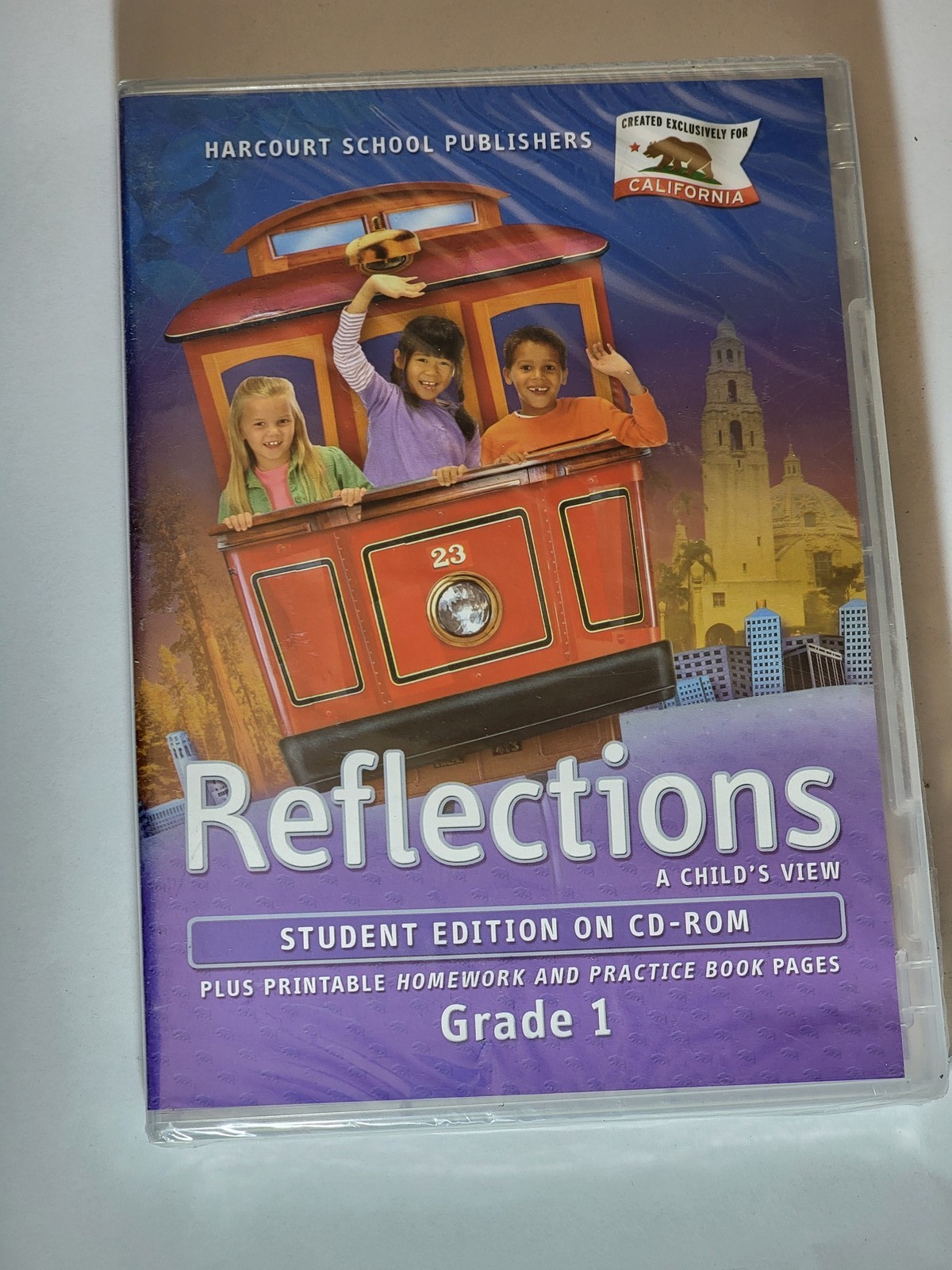 Harcourt Reflections Grade 1 Student Edition CD-ROM New Sealed California Editio