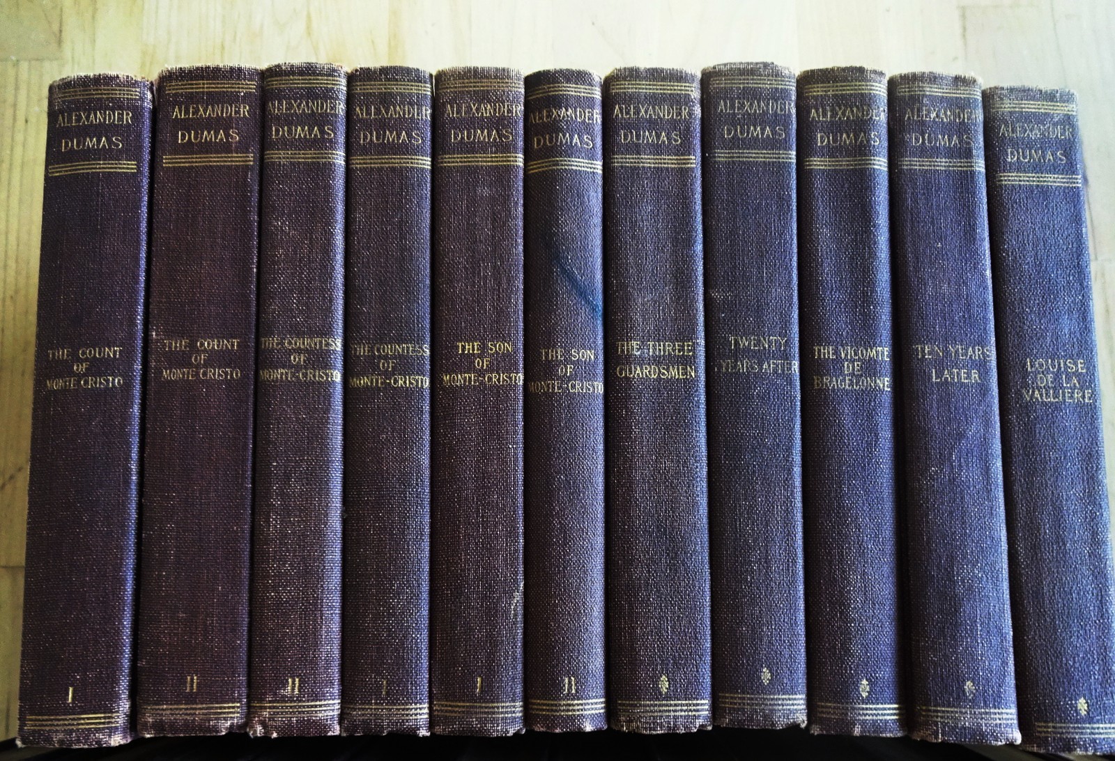 The Works Of Alexandre Dumas, 24 of 30 volumes, PF Collier, HC, 1902