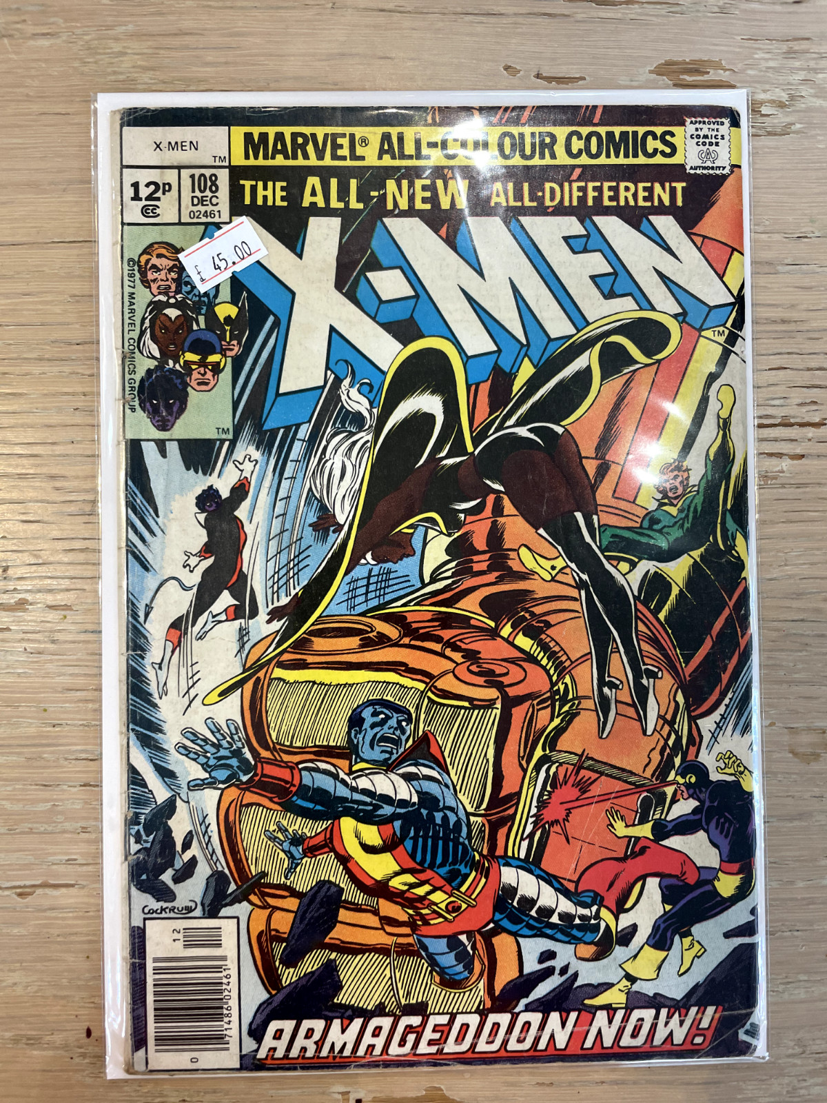 uncanny x men #108, marvel comics 1977, 1st john byrne art on the title