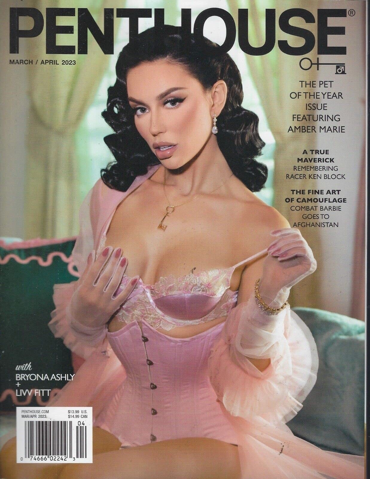 Penthouse Magazine March April 2023 Pet Of The Year Amber Marie