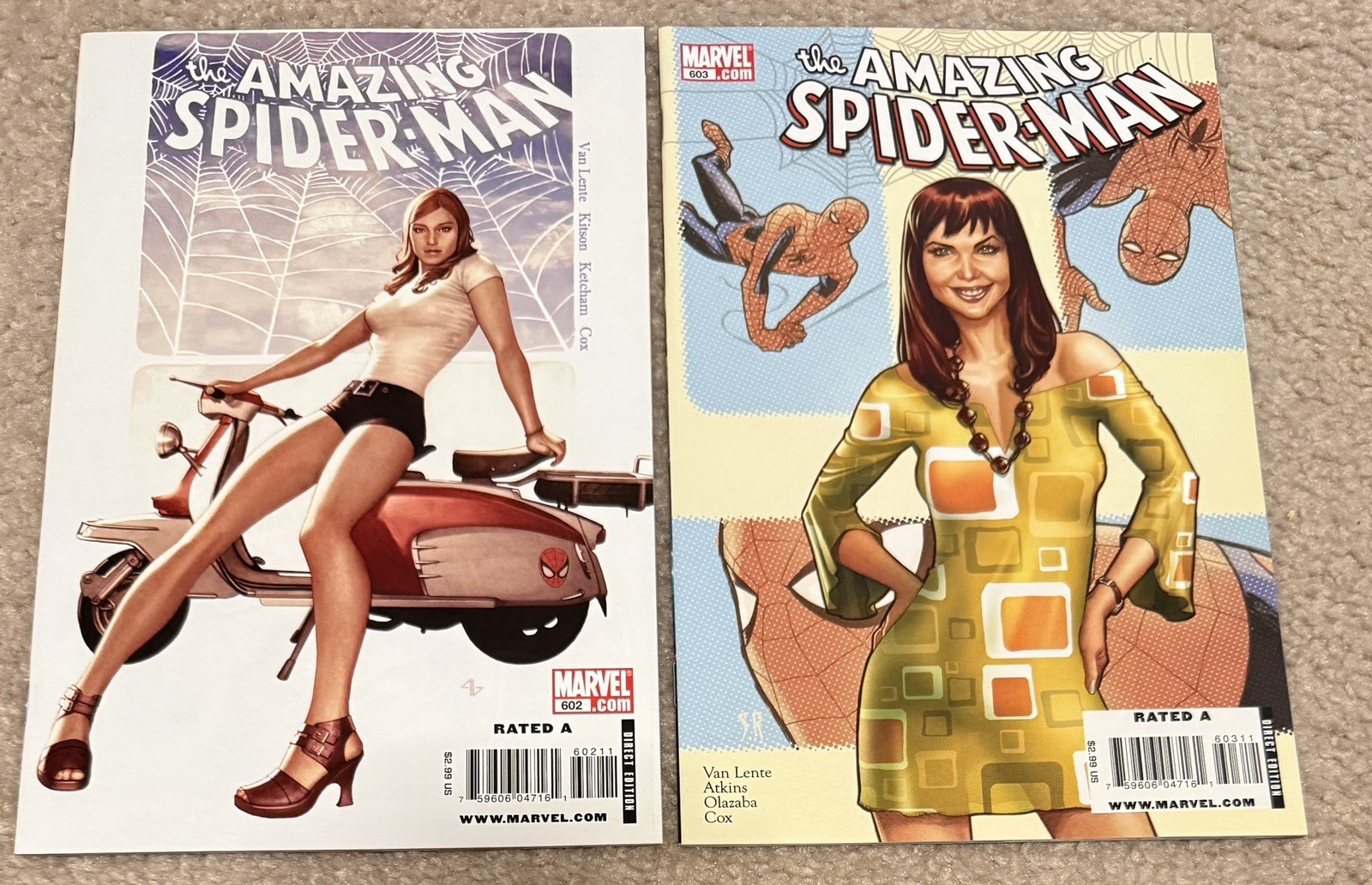 The Amazing Spider-Man #602, 603 🔥2009,