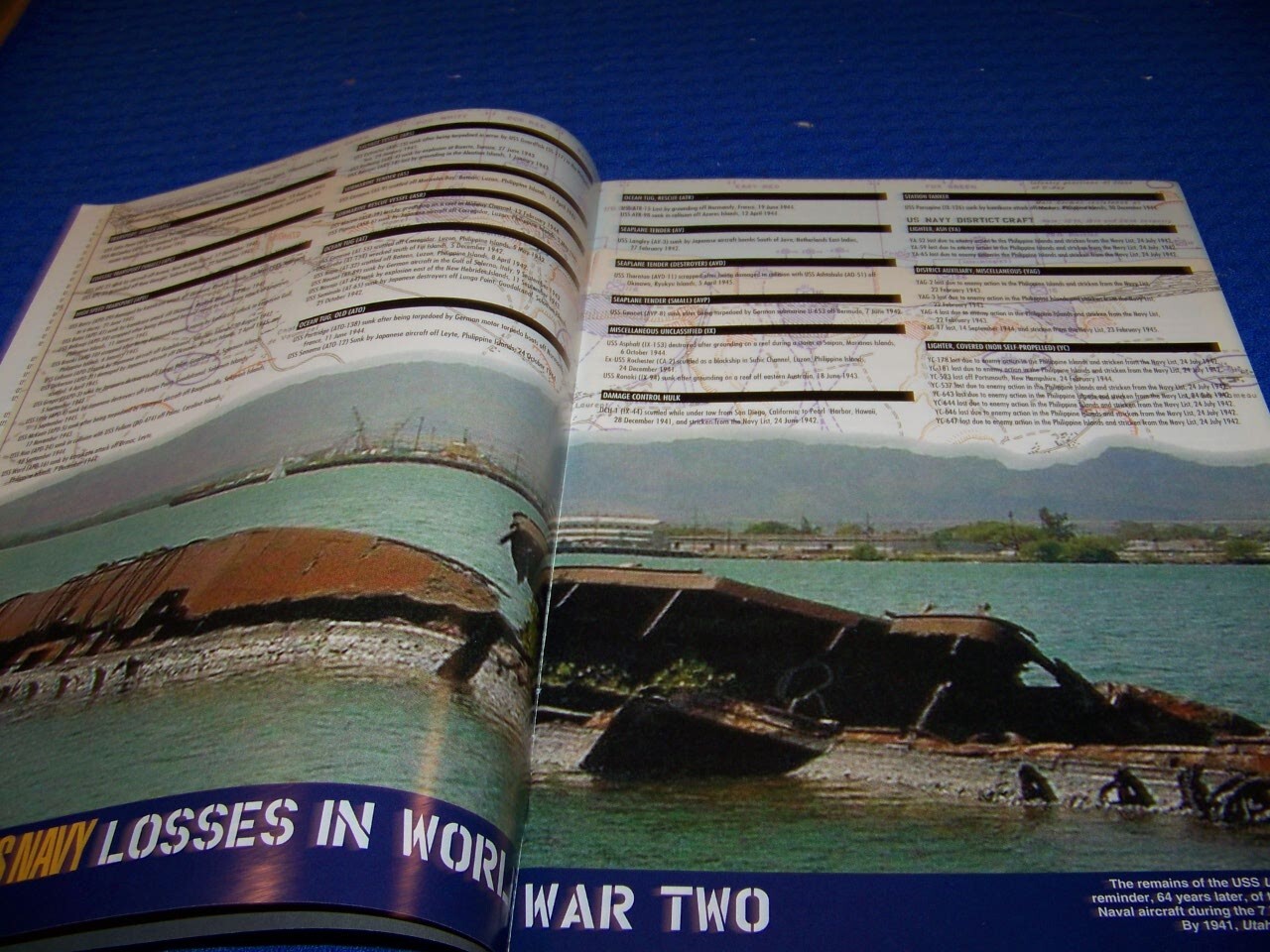 2005 UNITED STATES NAVY LOSSES IN WWII ..SPECIAL EDITION INSERT 16-PAGES (418JJ)