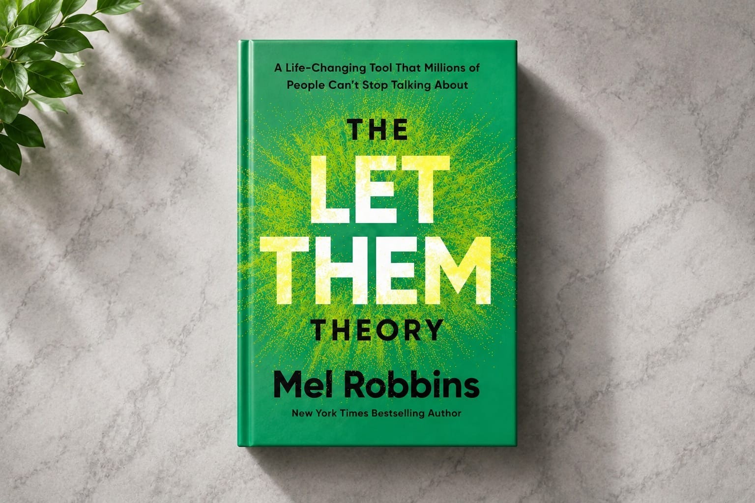 The Let Them Theory by Mel Robbins Paperback Self Help Motivation Book