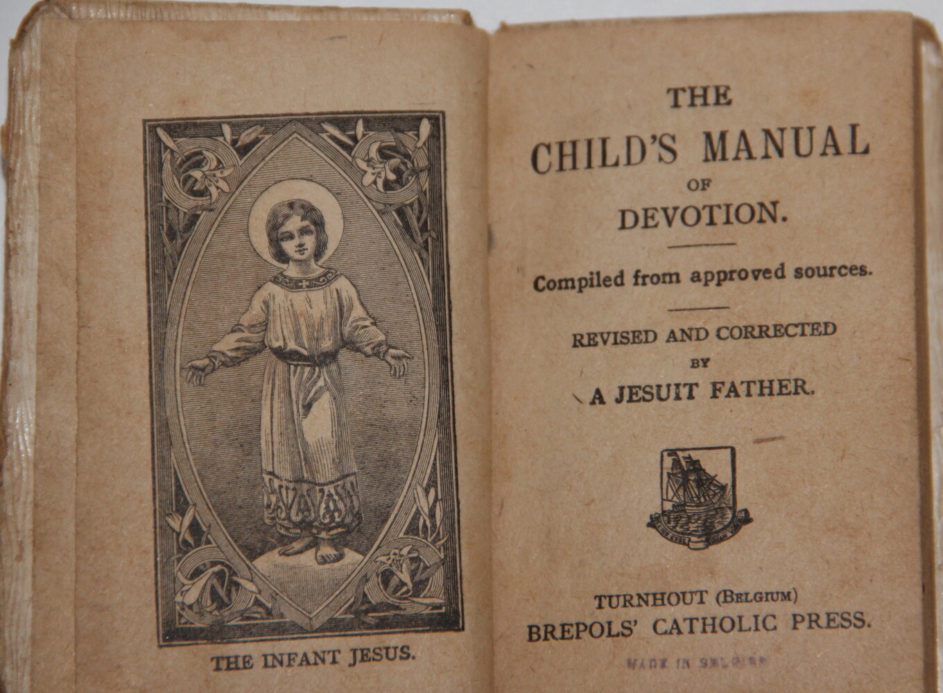 Catholic Devotion 1920 Jesuit Father Child’s Manual Agnes Mary Roach
