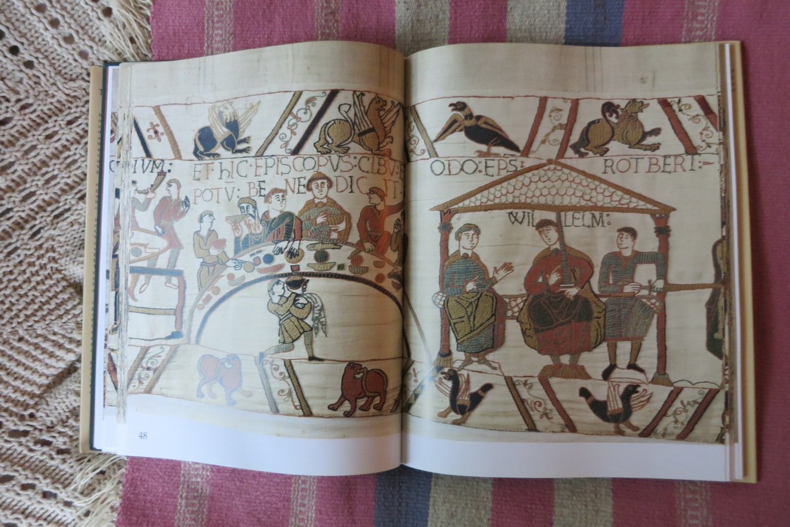 The Bayeux Tapestry HC/DJ 2004 David Wilson Needlepoint Cross Stitch History UK