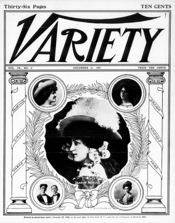 VARIETY MAGAZINE 1900S 210 Choice Issues On USB Flash Drive