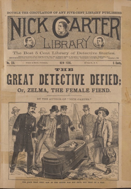 NICK CARTER DETECTIVE LIBRARY 97 Select Issues In PDF Format On USB Flash Drive