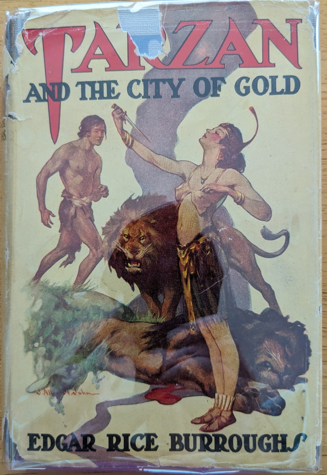 Tarzan & the City of Gold-Burroughs-1948 reprint-First Edition, #16 series