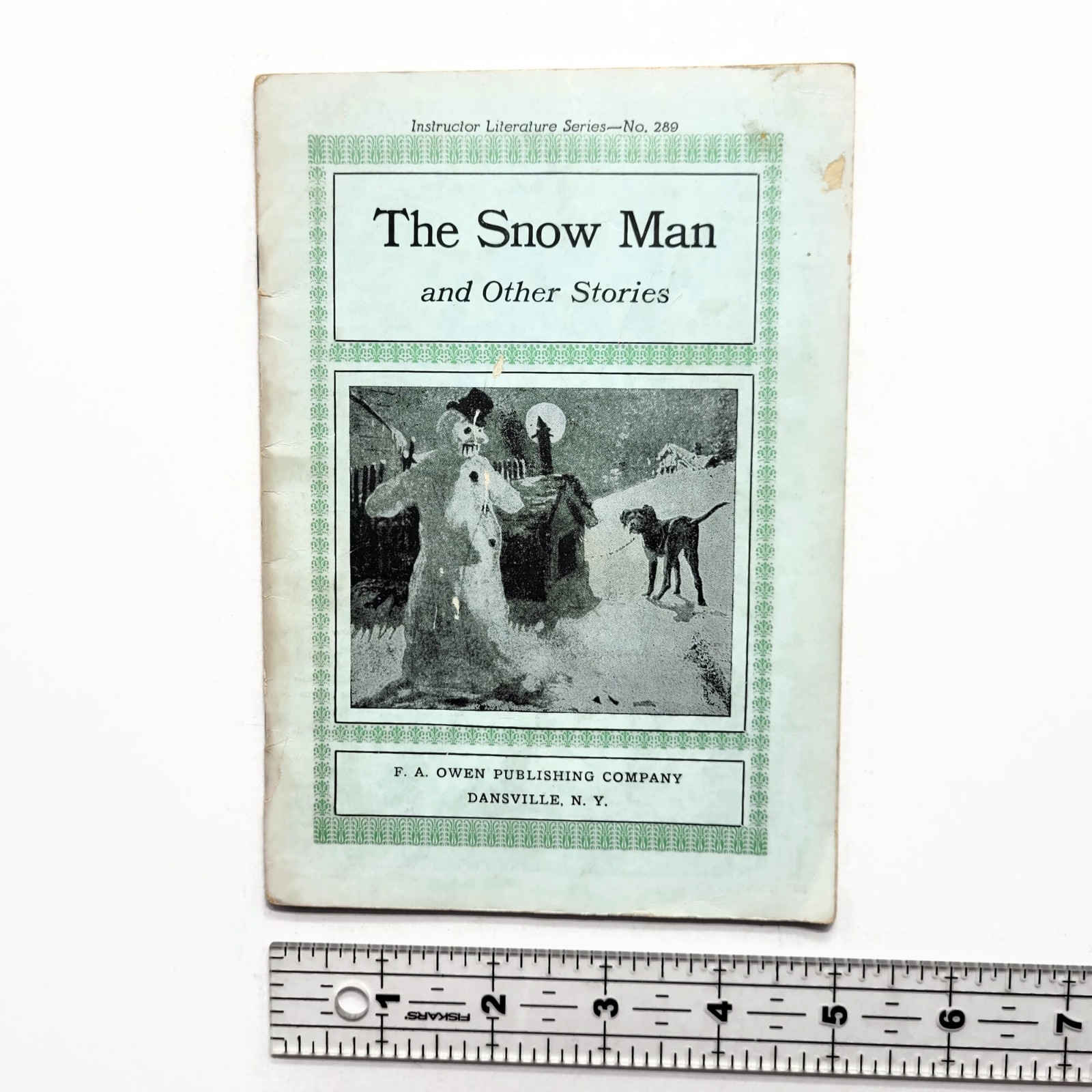 Antique 1910s The Snow Man And Other Stories: Little Match Girl, Little Thumb…