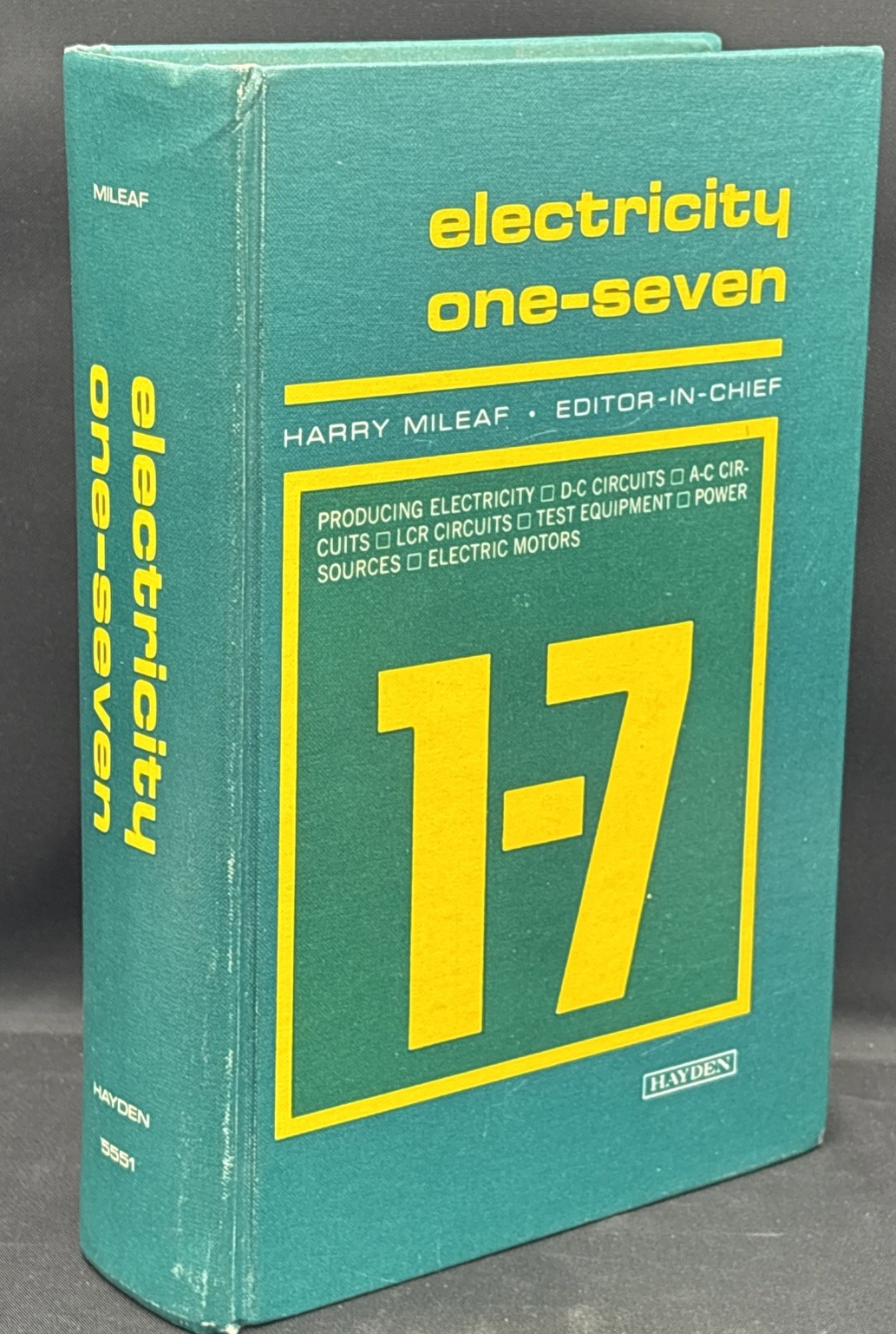 Electricity One-Seven 5551 First Edition Harry Mileaf Hayden Hardcover