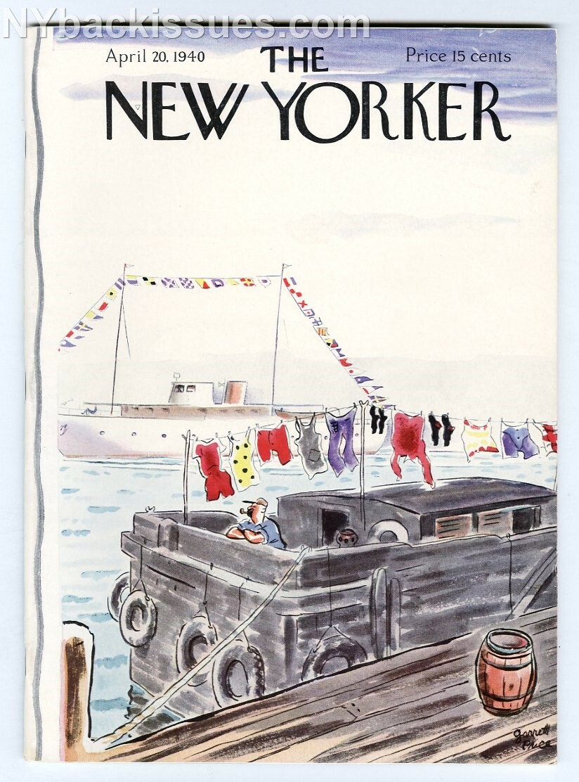 New Yorker magazine April 20 1940 Rebecca West Christopher La Farge NEAR MINT