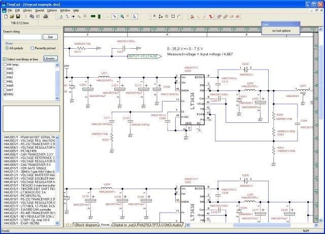 Electrical PCB Circuit Diagram schematic drawing design CAD for Windows on USB