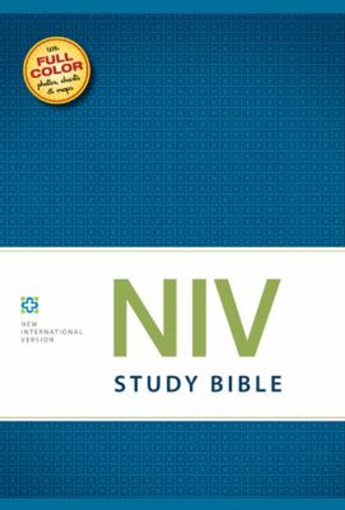 Niv Study Bible Hardcover Zondervan Staff